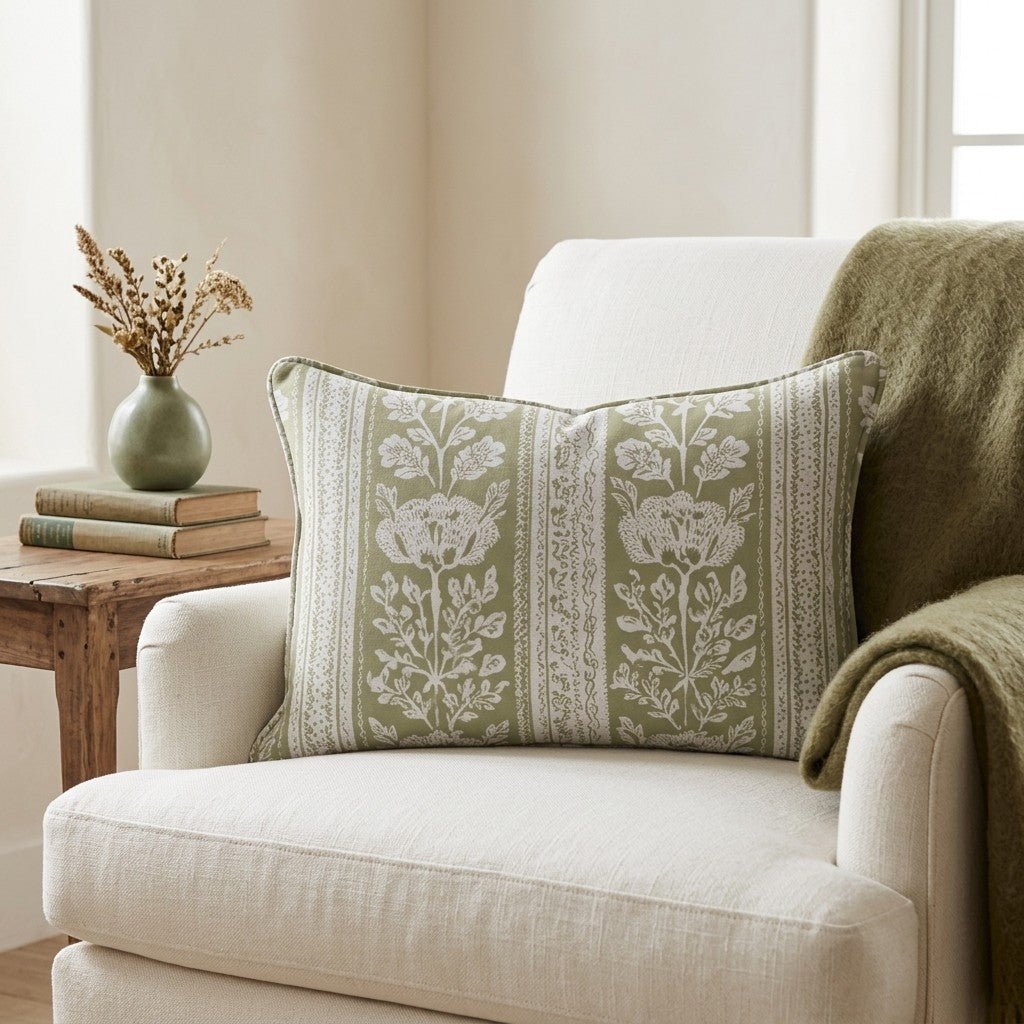 Atelier Rose Throw Pillow - Lemon Park