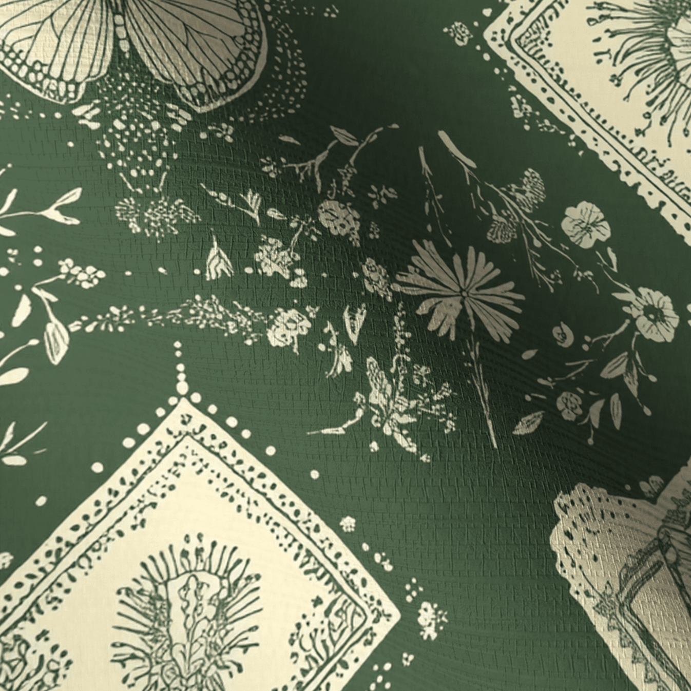 Audrey Faux Grasscloth Wallpaper - Lemon Park