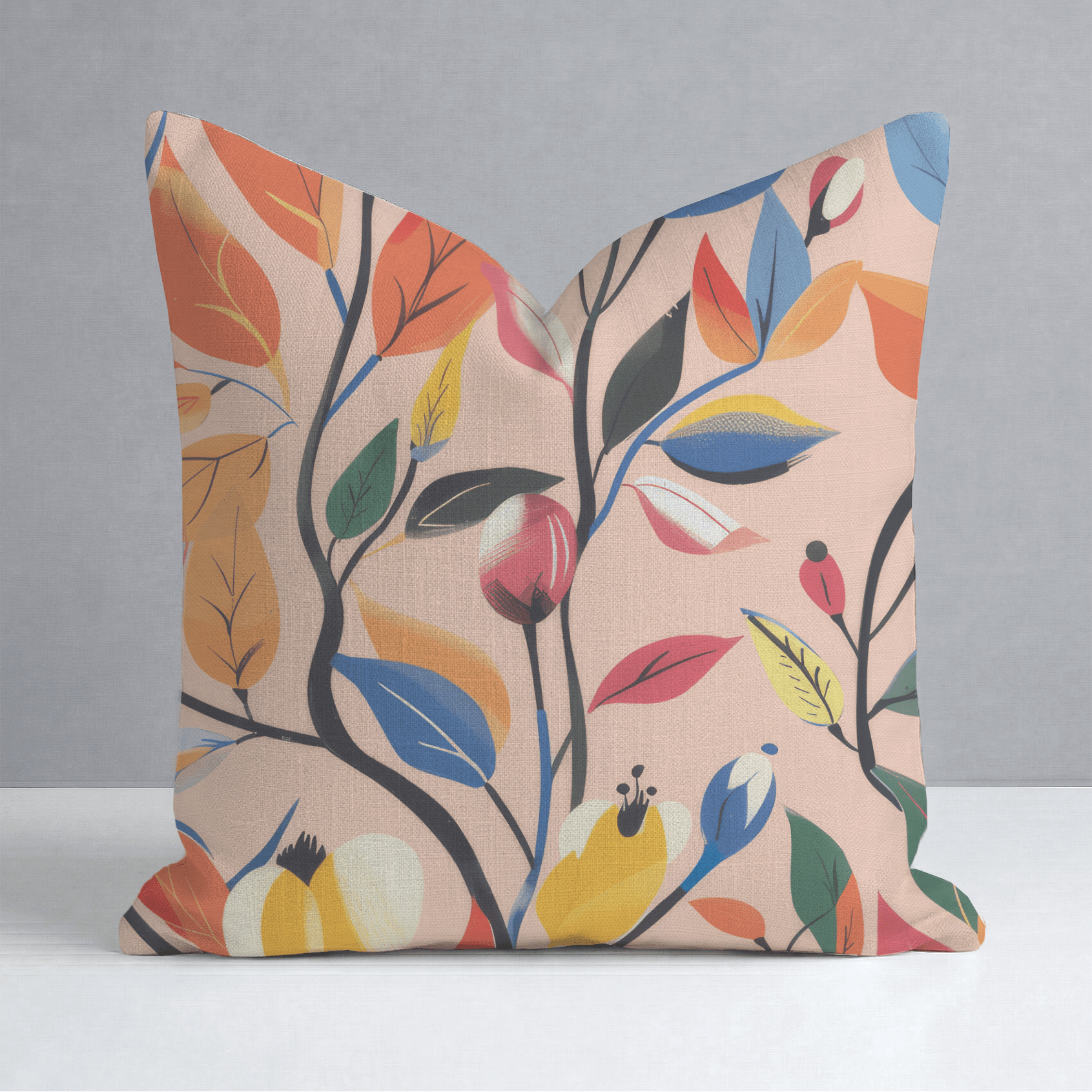 Autumn Whisper Throw Pillow - Lemon Park