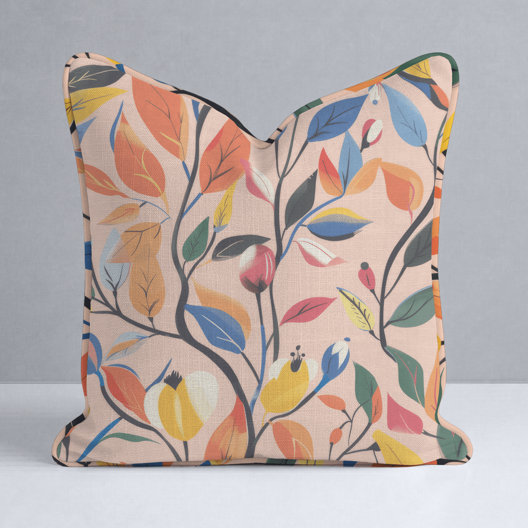 Autumn Whisper Throw Pillow - Lemon Park