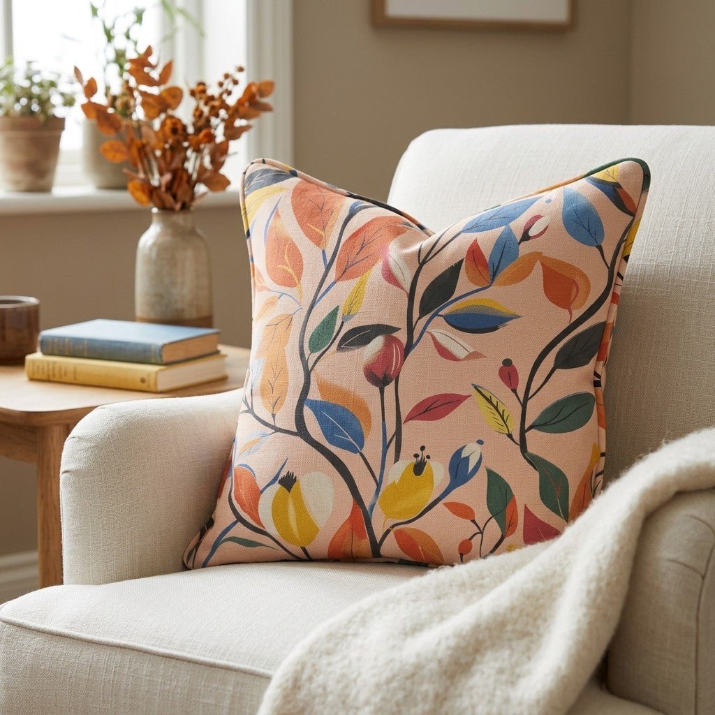 Autumn Whisper Throw Pillow - Lemon Park