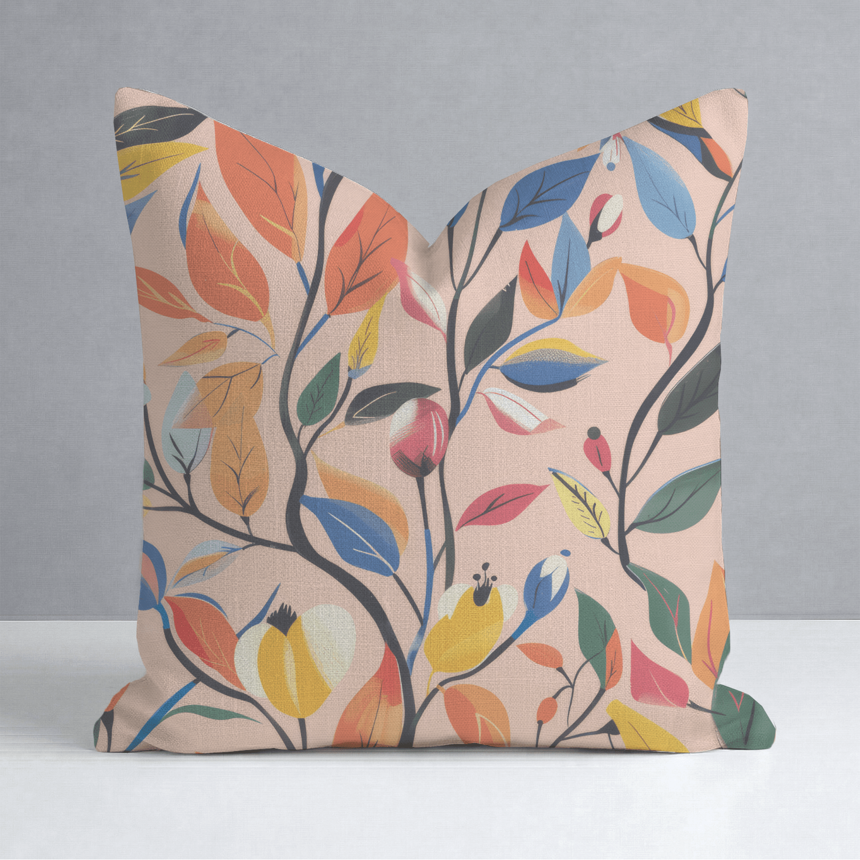 Autumn Whisper Throw Pillow - Lemon Park