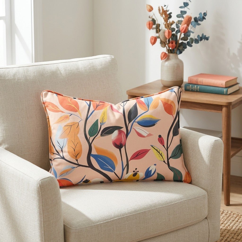 Autumn Whisper Throw Pillow - Lemon Park