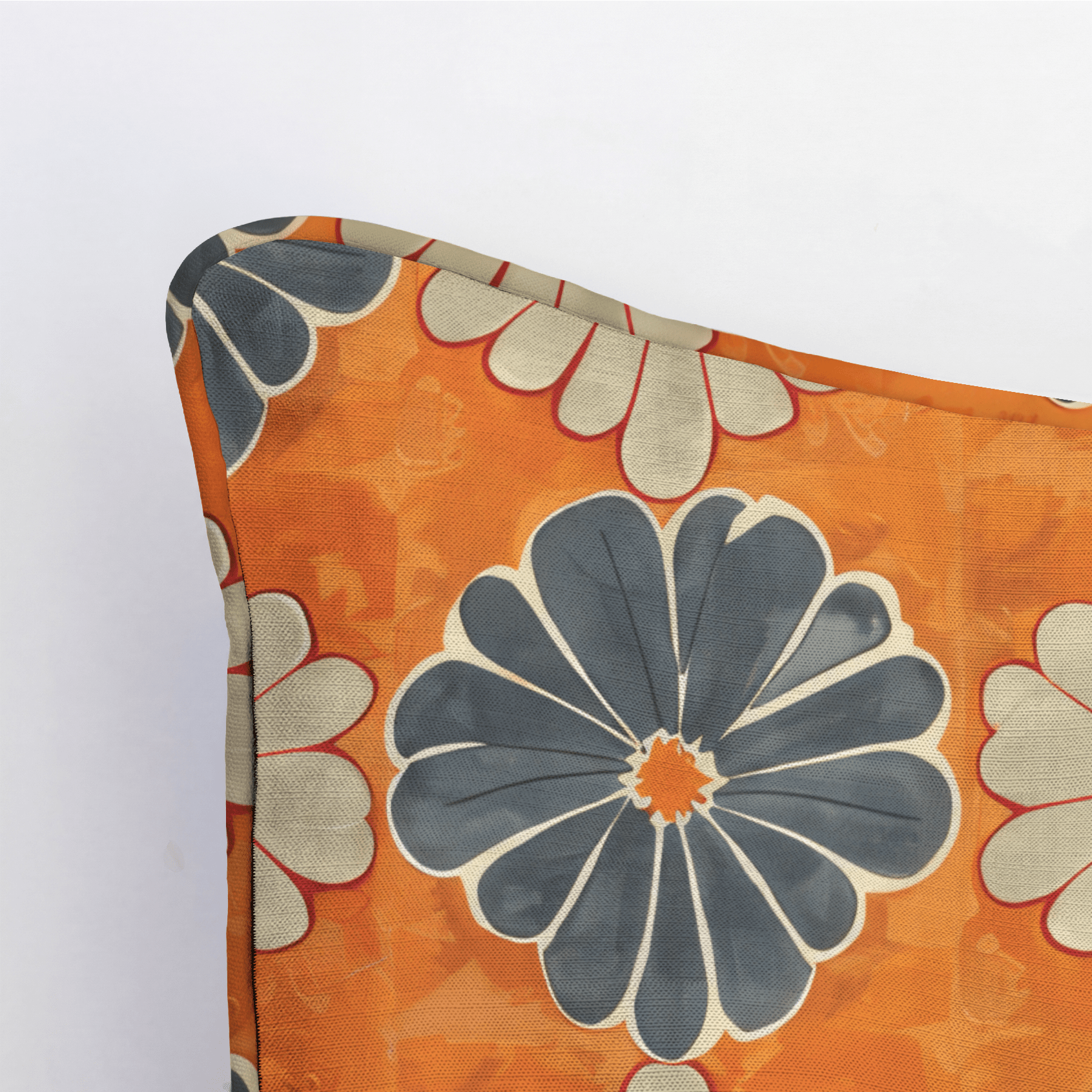 Autumn Zinnia Throw Pillow - Lemon Park