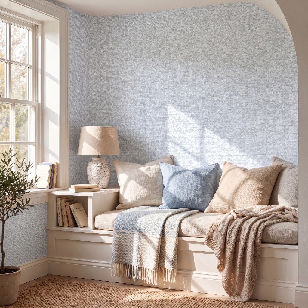 Classic Harmony Faux Grasscloth Wallpaper