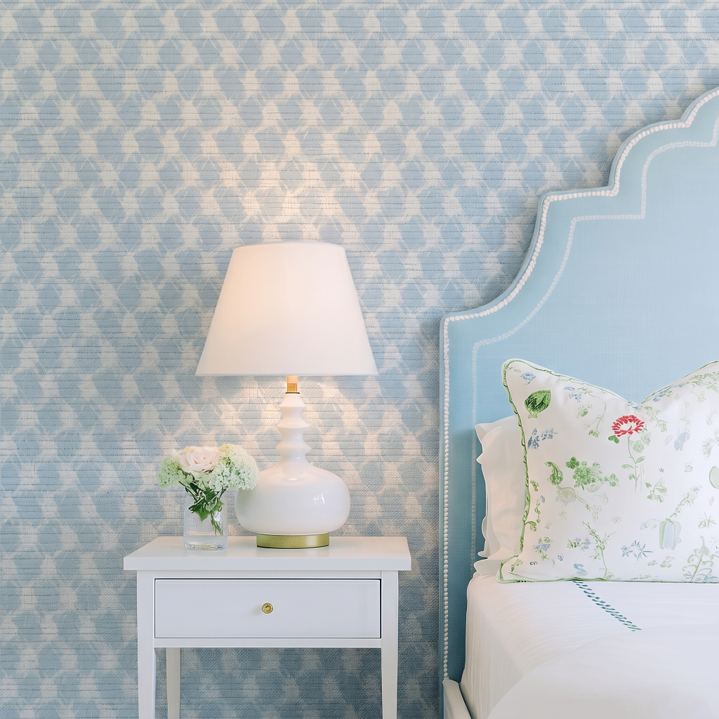 Checking In Faux Grasscloth Wallpaper
