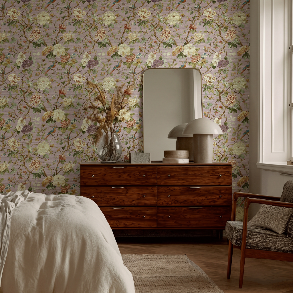 Gianna Faux Grasscloth Wallpaper