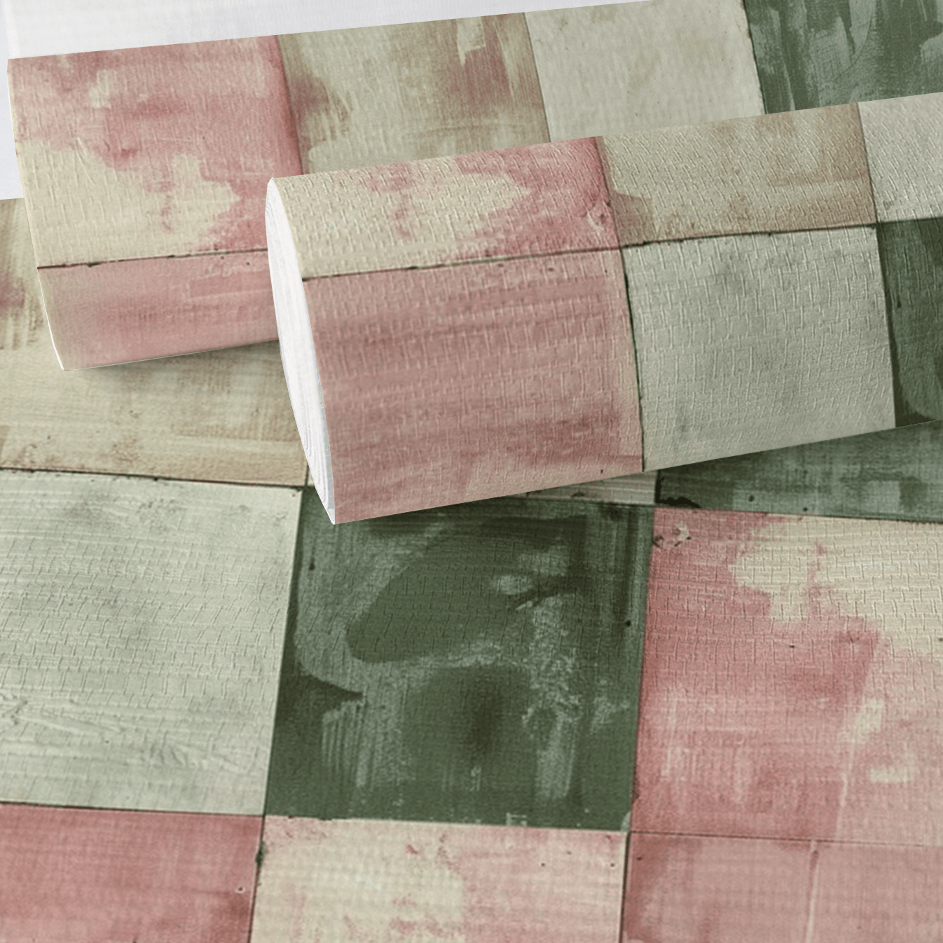 Avery's Abode Faux Grasscloth Wallpaper - Lemon Park