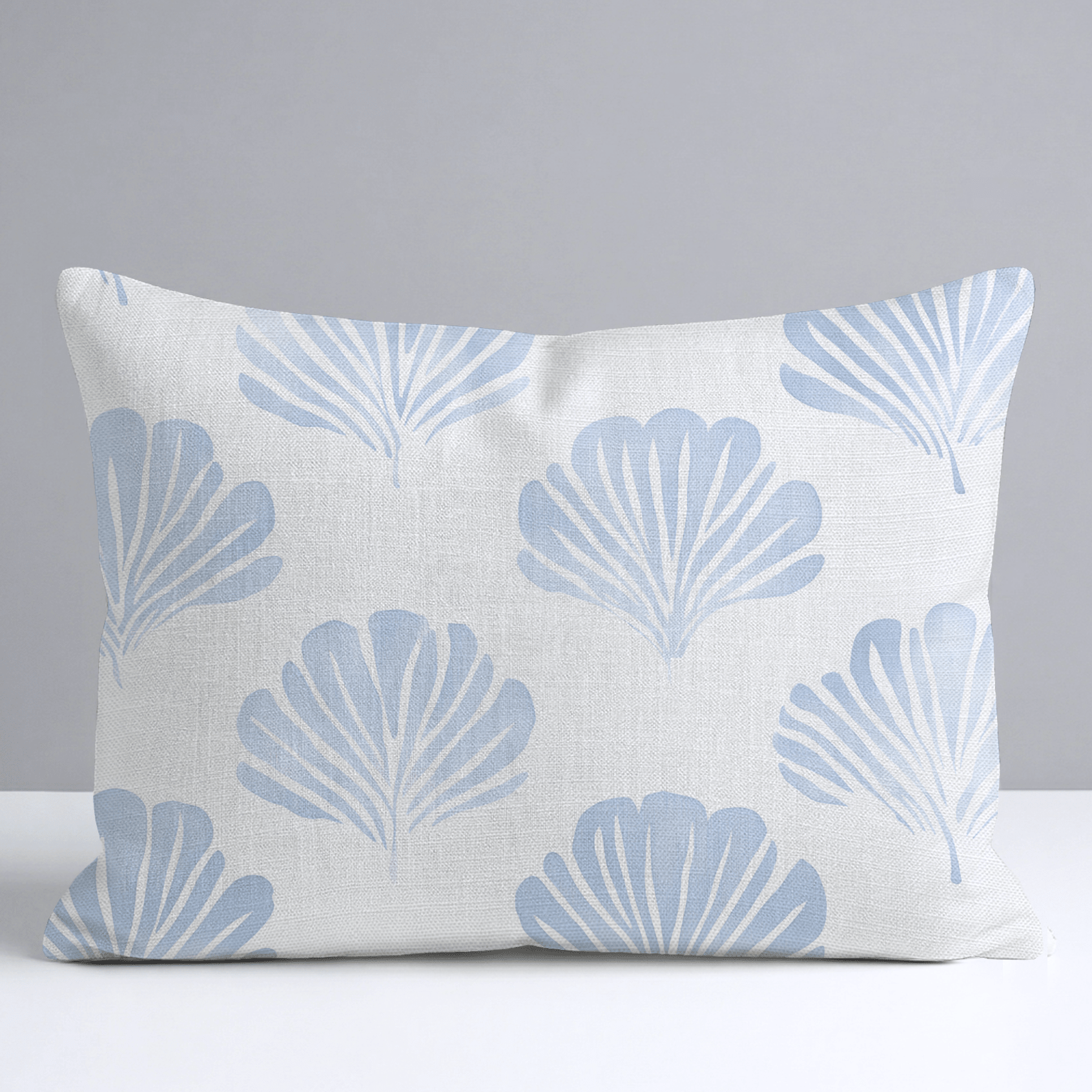Azure Coastline Throw Pillow - Lemon Park