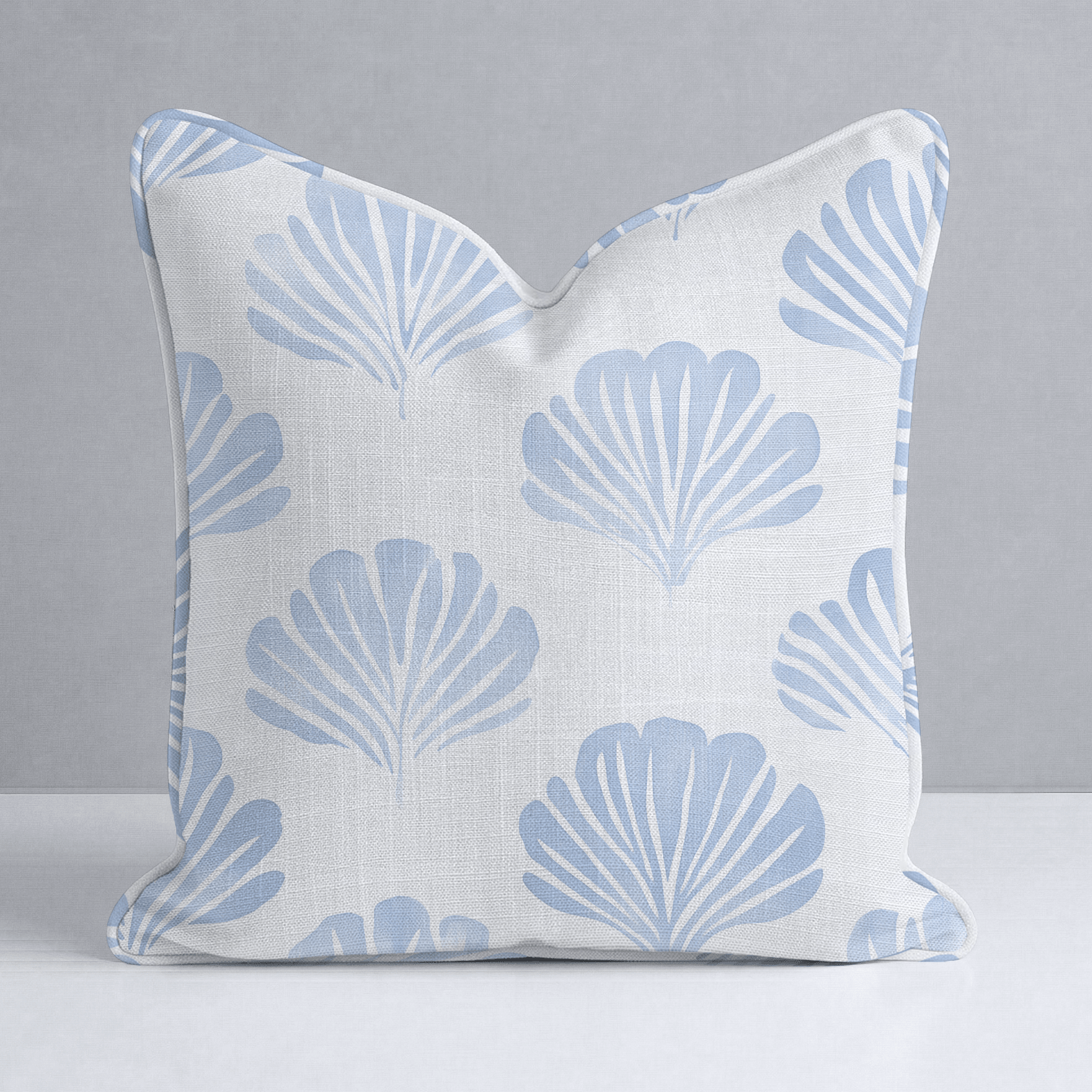 Azure Coastline Throw Pillow - Lemon Park