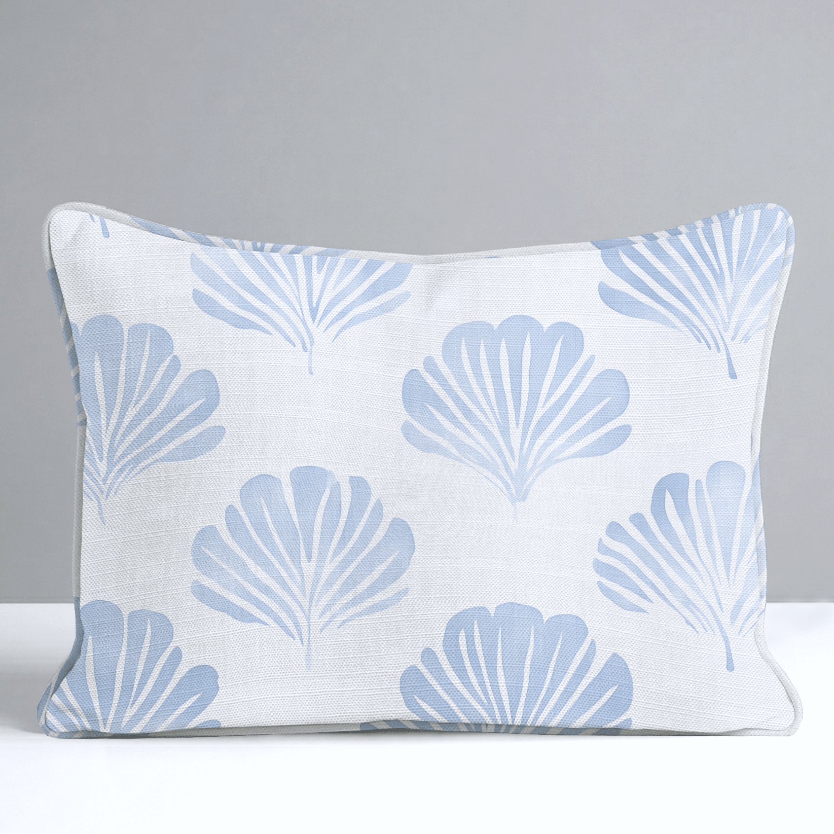 Azure Coastline Throw Pillow - Lemon Park