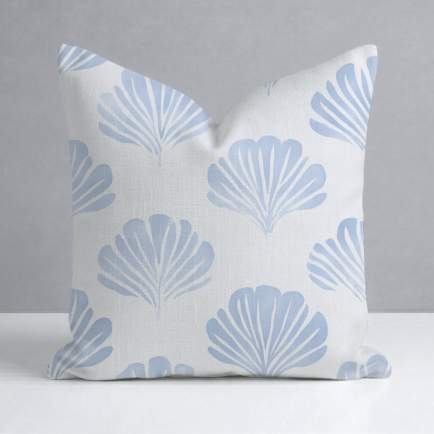Azure Coastline Throw Pillow - Lemon Park