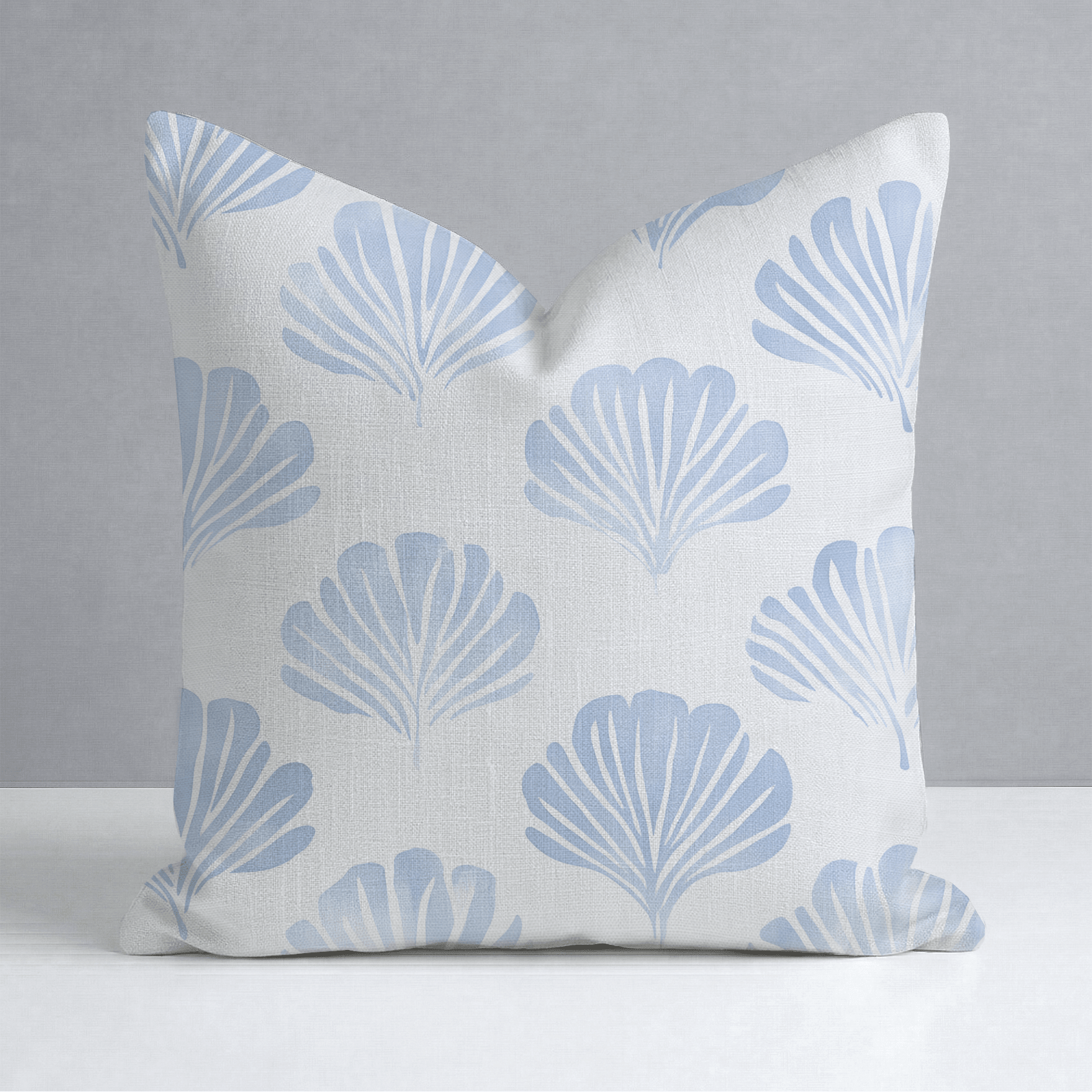 Azure Coastline Throw Pillow - Lemon Park