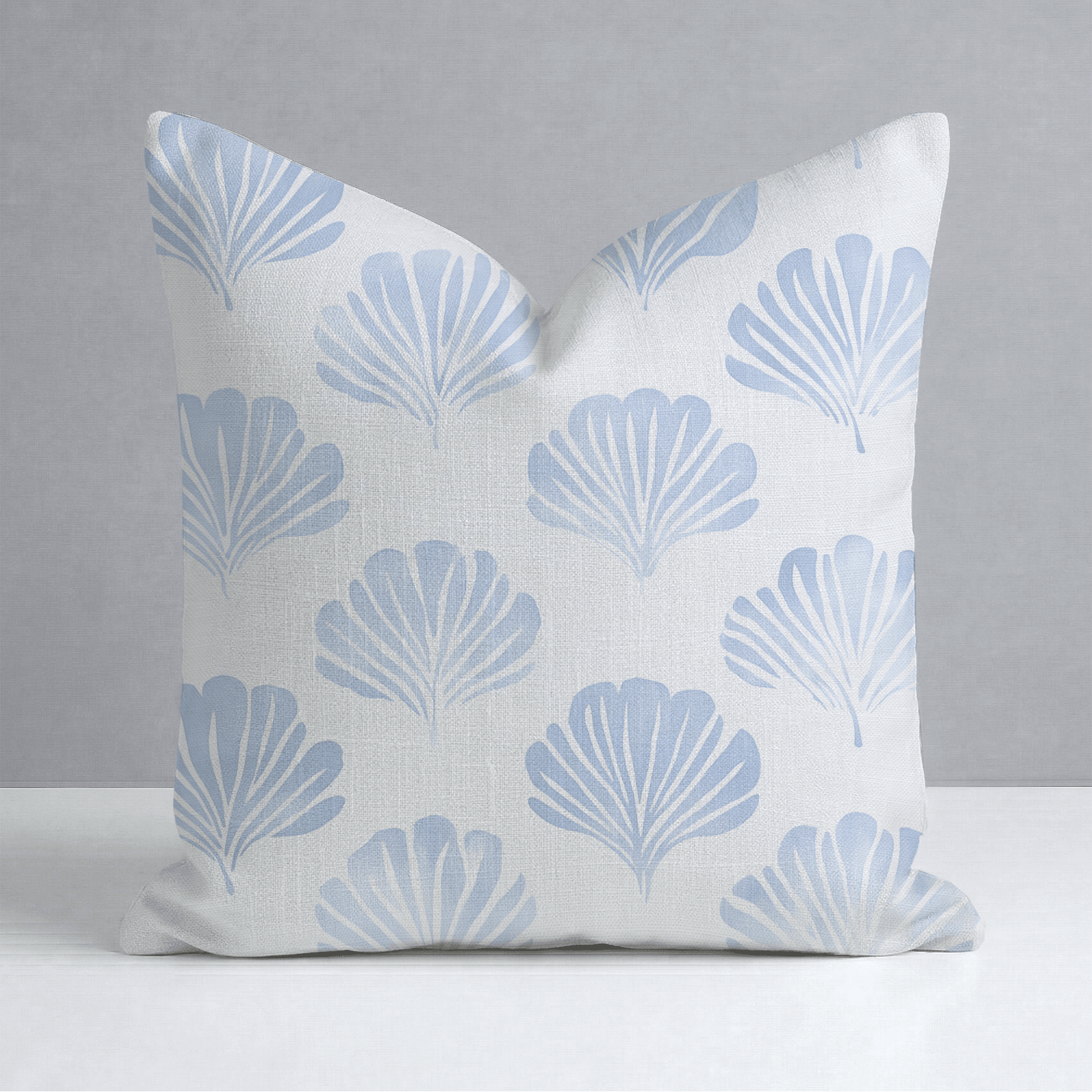 Azure Coastline Throw Pillow - Lemon Park