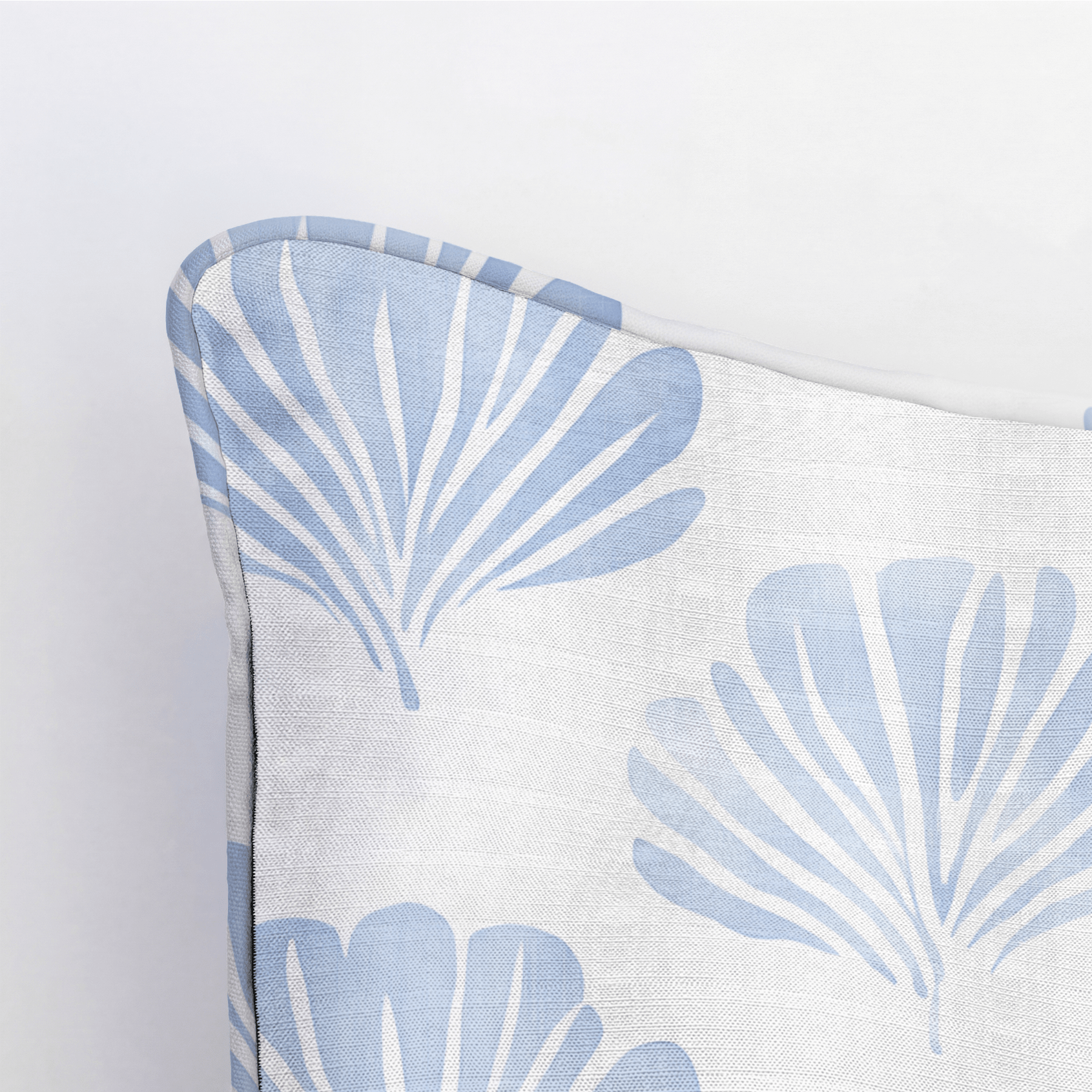 Azure Coastline Throw Pillow - Lemon Park