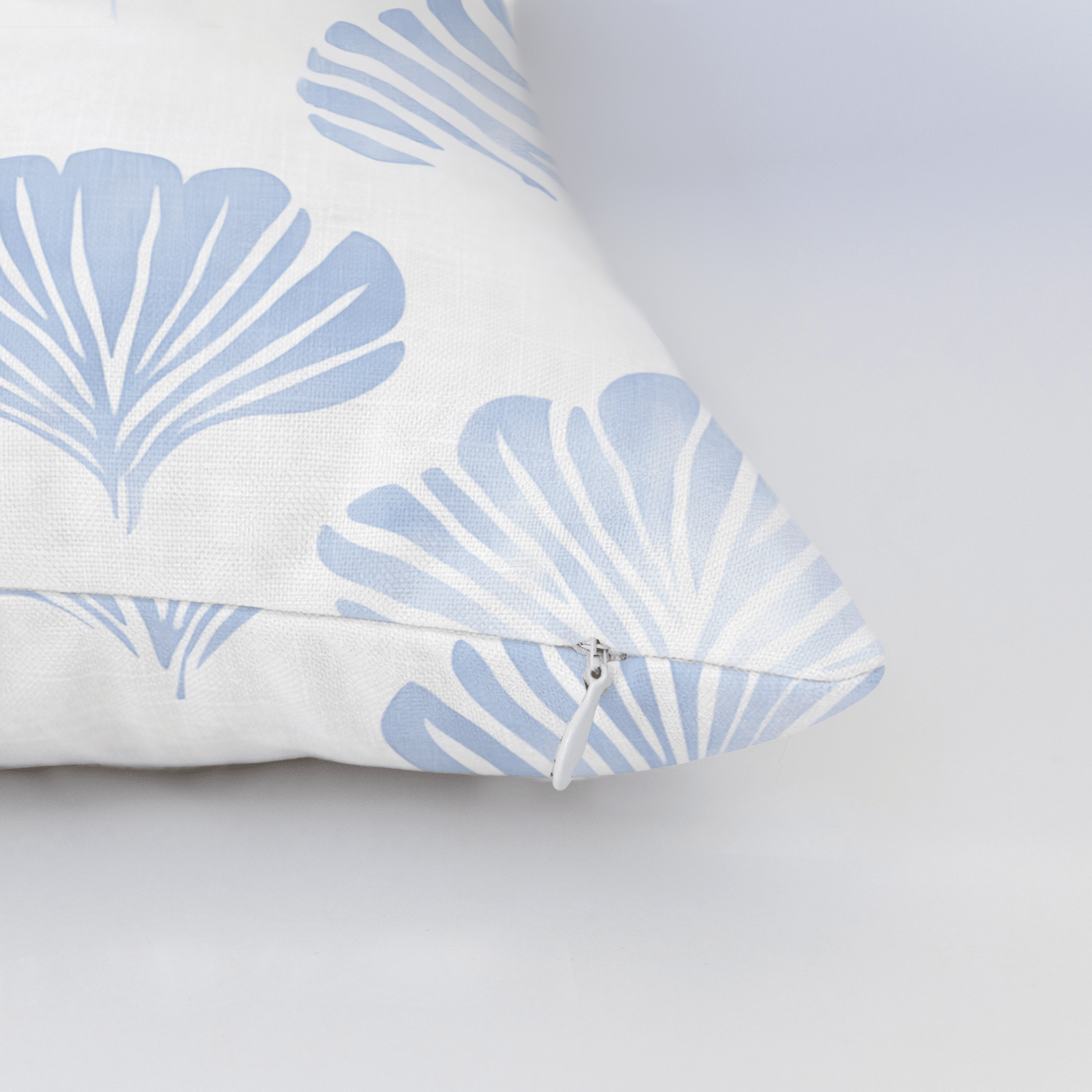 Azure Coastline Throw Pillow - Lemon Park
