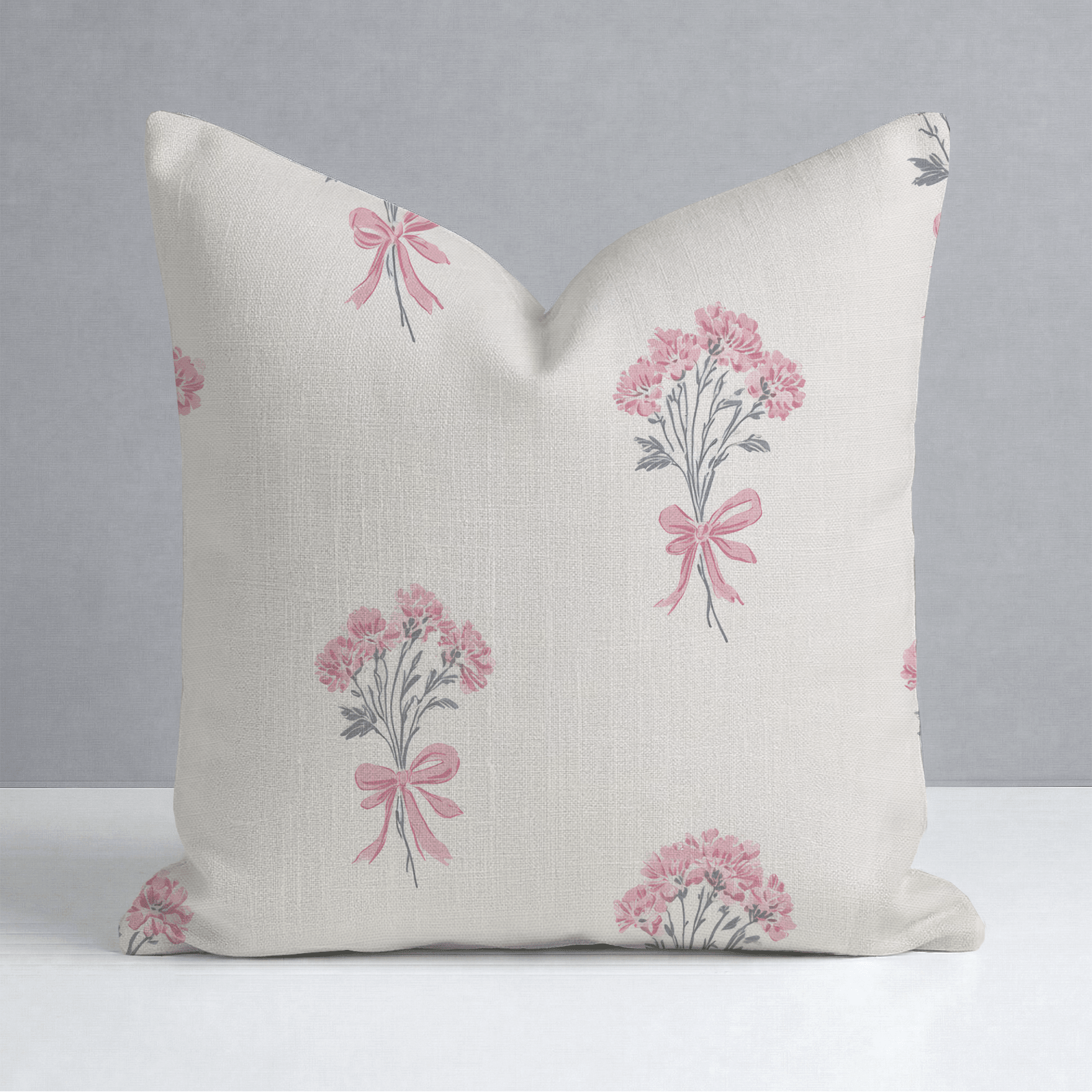 Bare Blossom Throw Pillow - Lemon Park