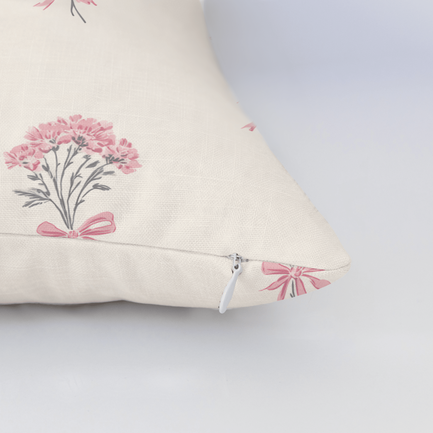 Bare Blossom Throw Pillow - Lemon Park