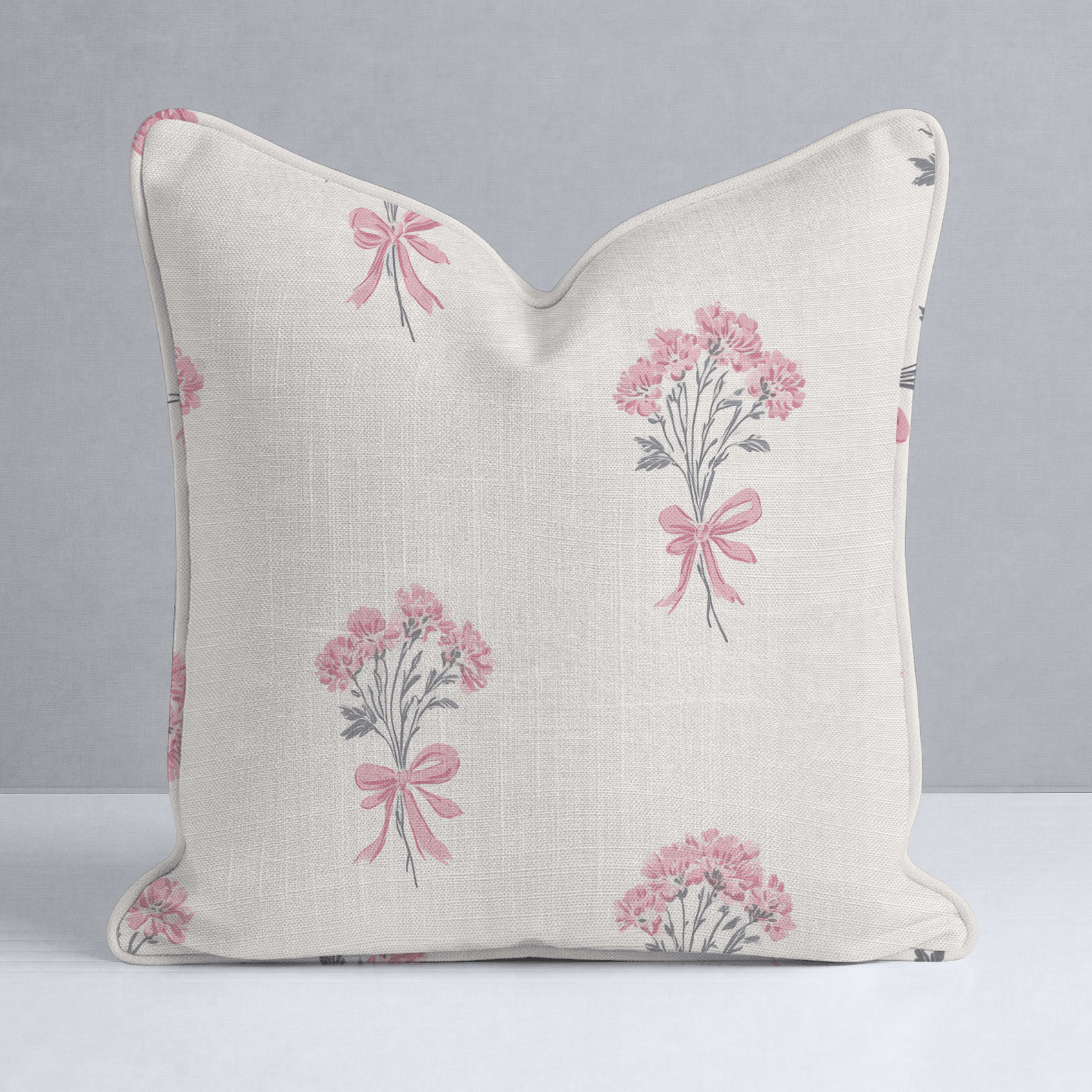 Bare Blossom Throw Pillow - Lemon Park