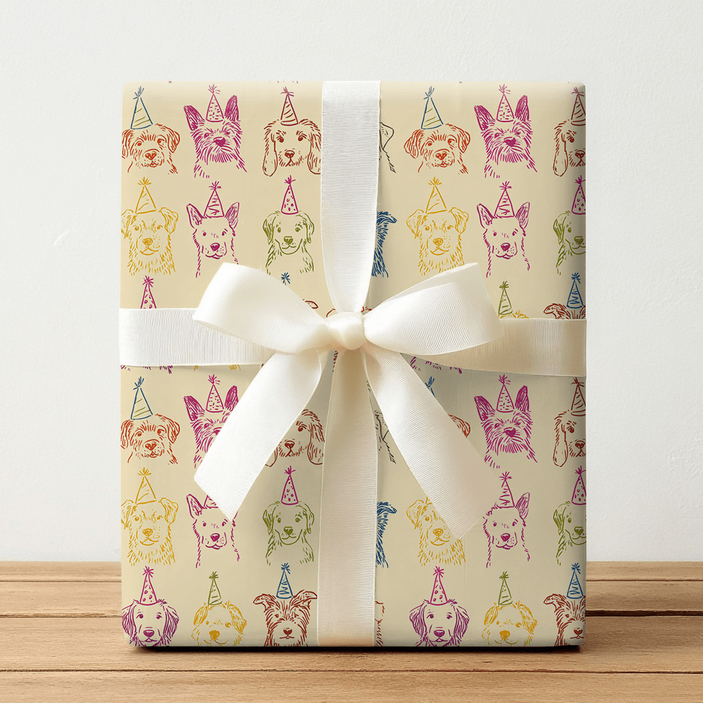Bark Bash - Wrapping Paper - Lemon Park