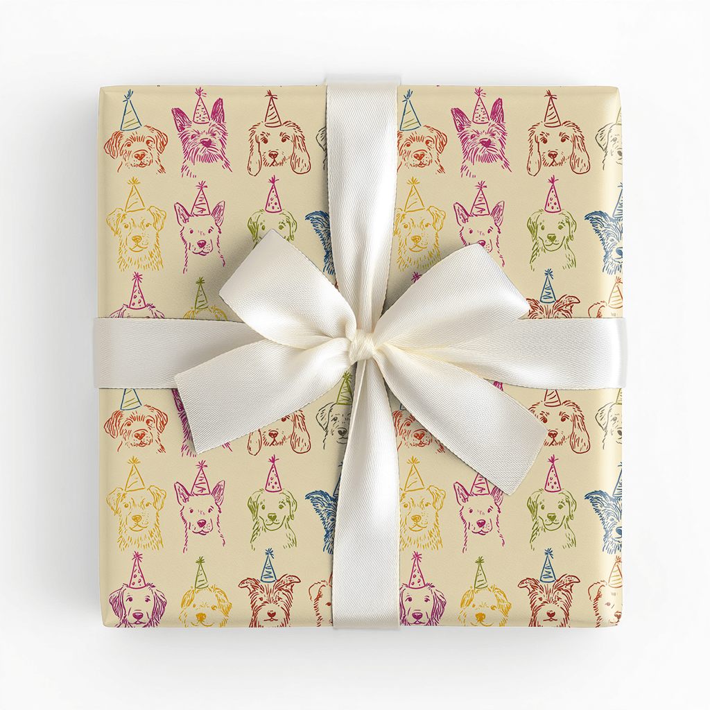 Bark Bash - Wrapping Paper - Lemon Park