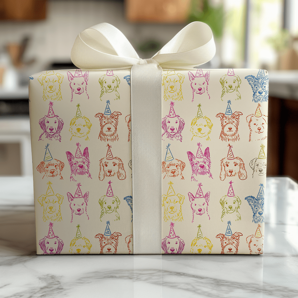 Bark Bash - Wrapping Paper - Lemon Park