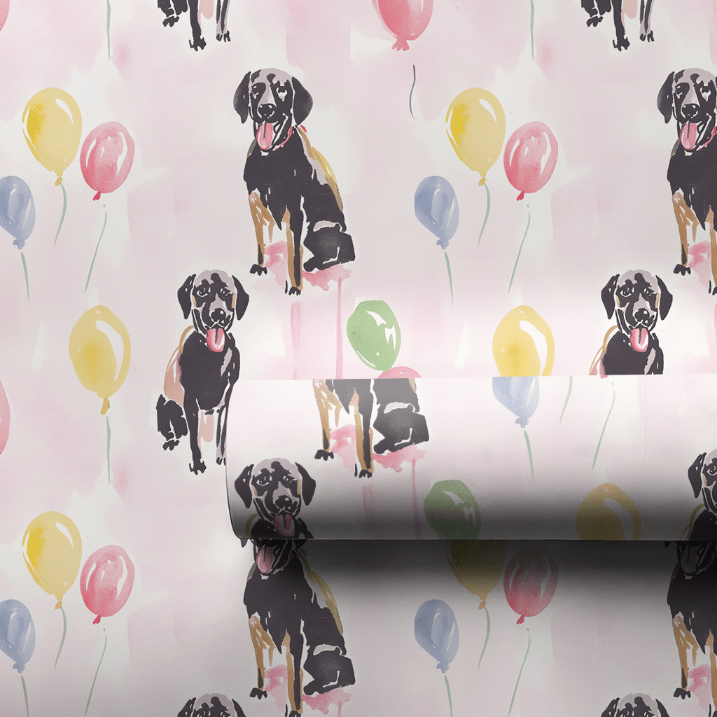 Baxter Birthday - Wrapping Paper - Lemon Park
