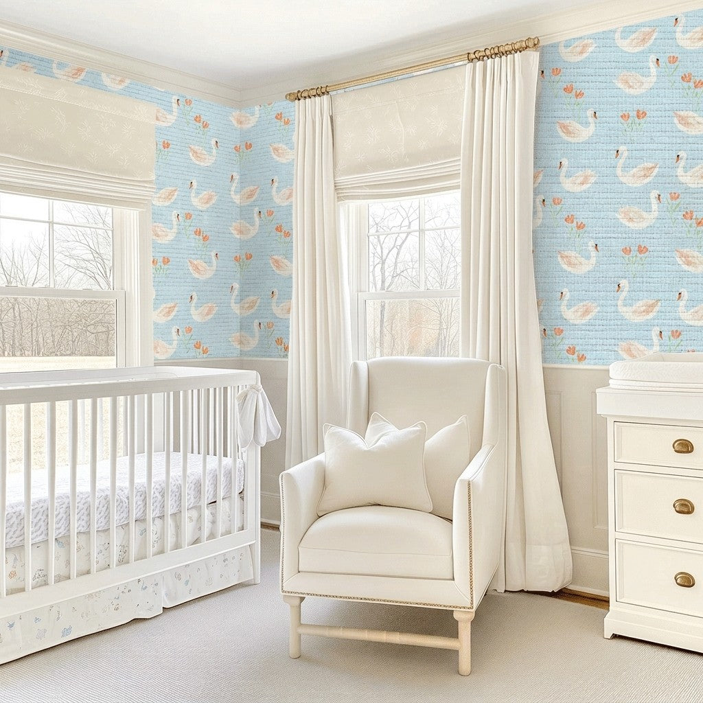 Laguna Faux Grasscloth Wallpaper