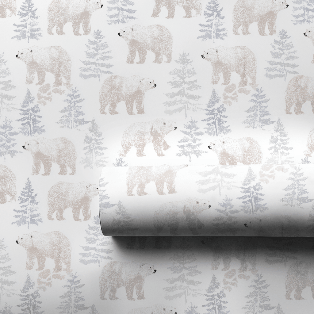 Beary Merry - Wrapping Paper - Lemon Park