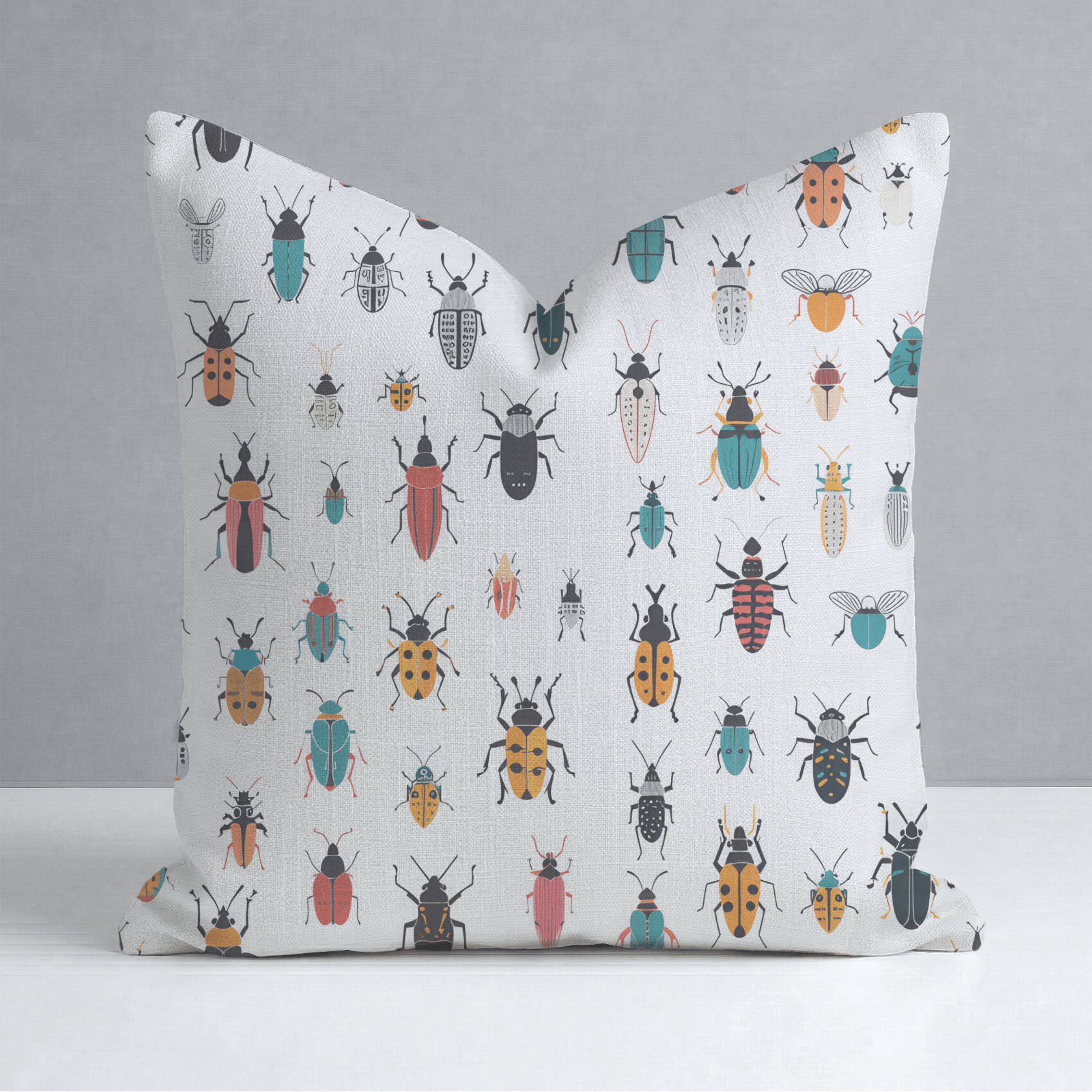 Beatle Mania Throw Pillow - Lemon Park