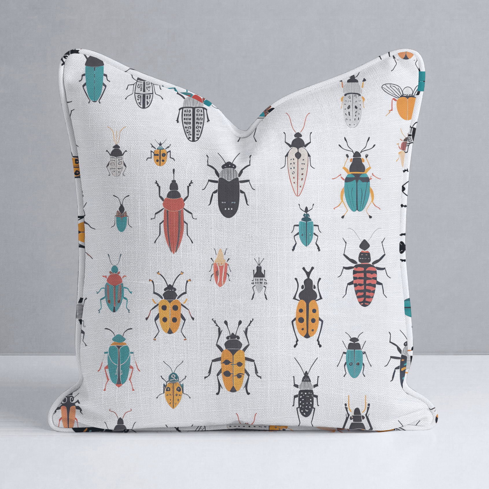 Beatle Mania Throw Pillow - Lemon Park