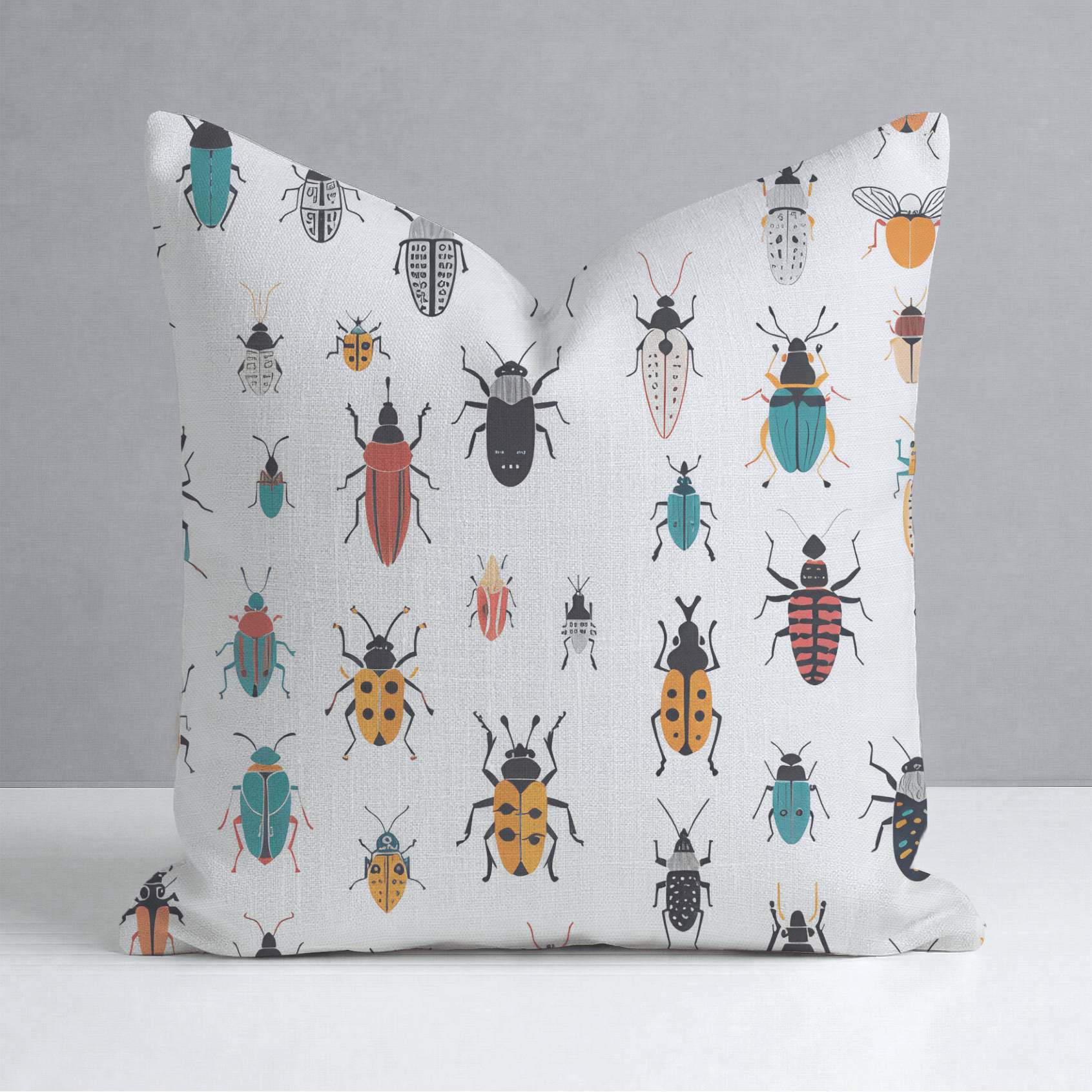 Beatle Mania Throw Pillow - Lemon Park