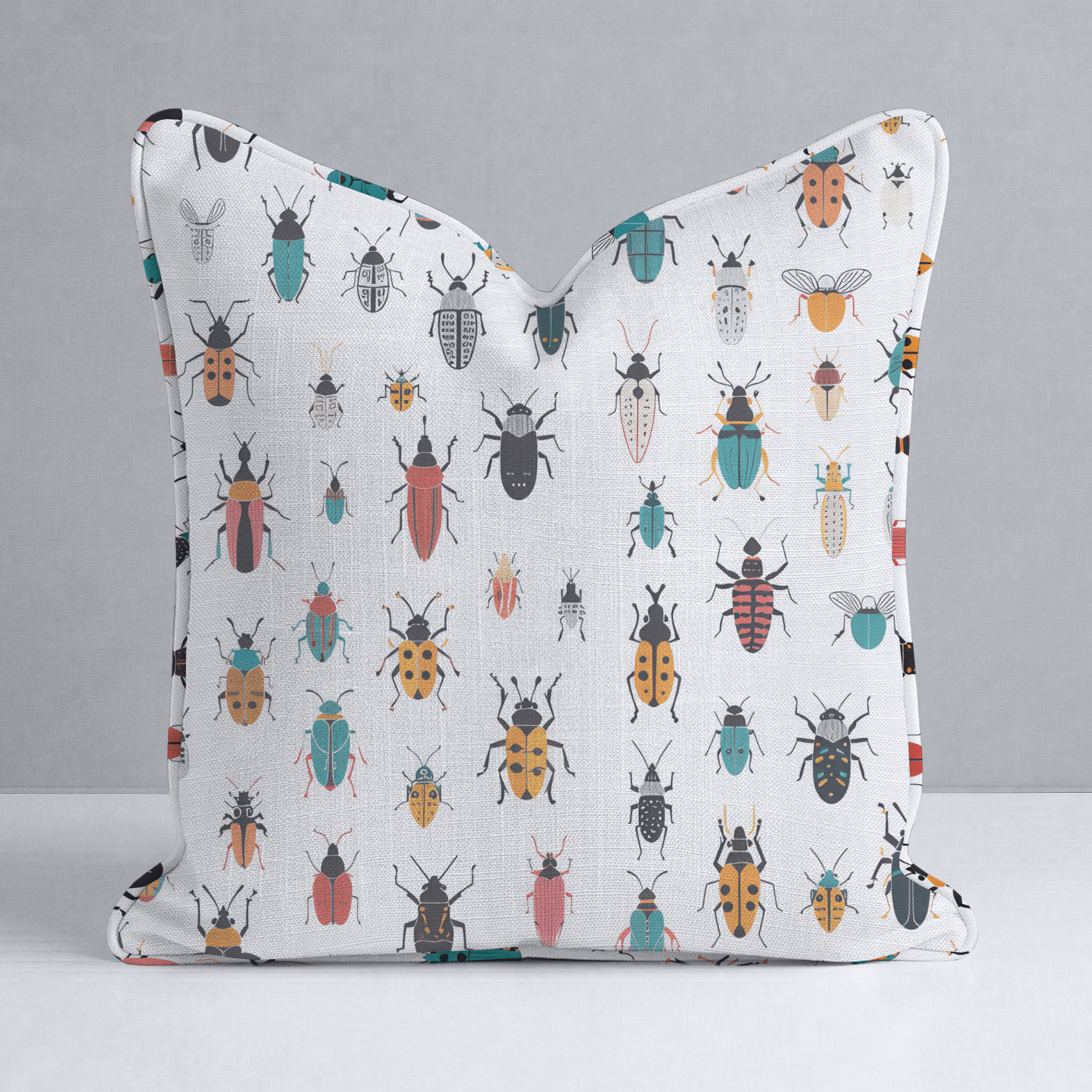 Beatle Mania Throw Pillow - Lemon Park