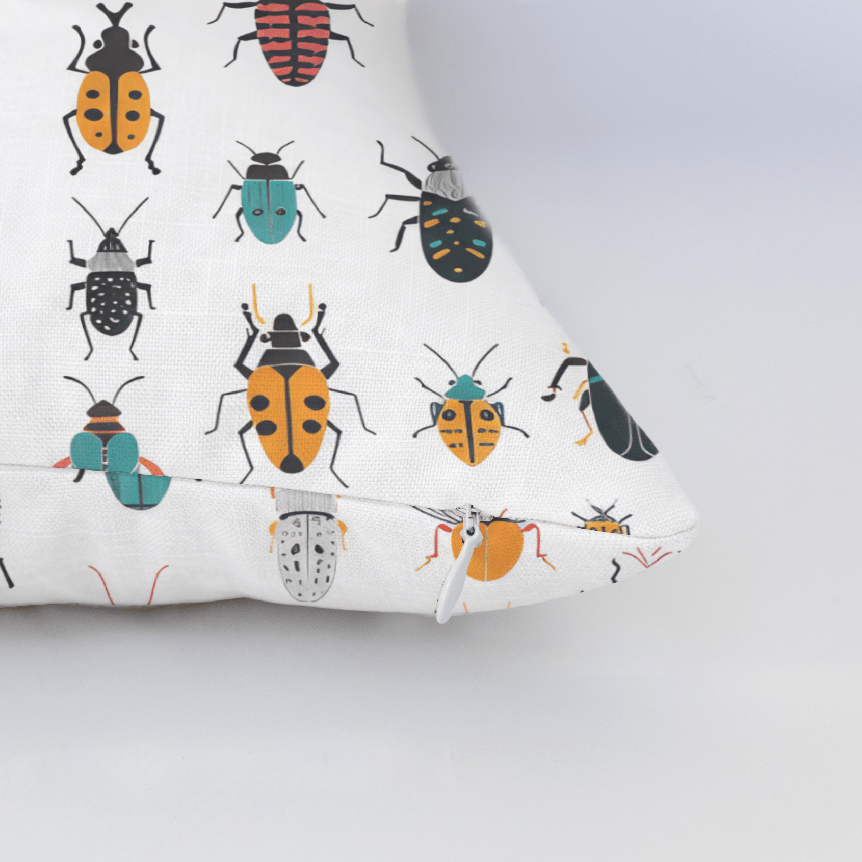 Beatle Mania Throw Pillow - Lemon Park