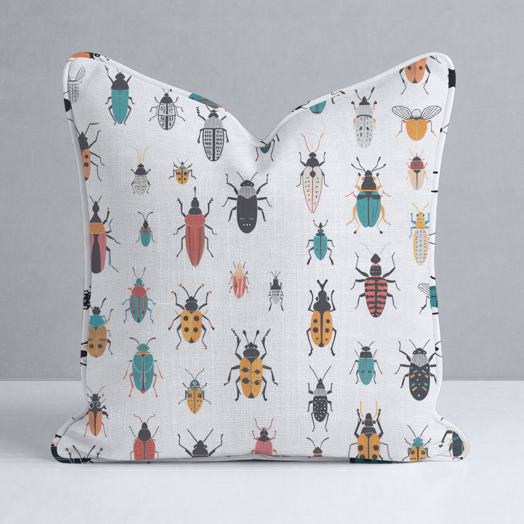 Beatle Mania Throw Pillow - Lemon Park