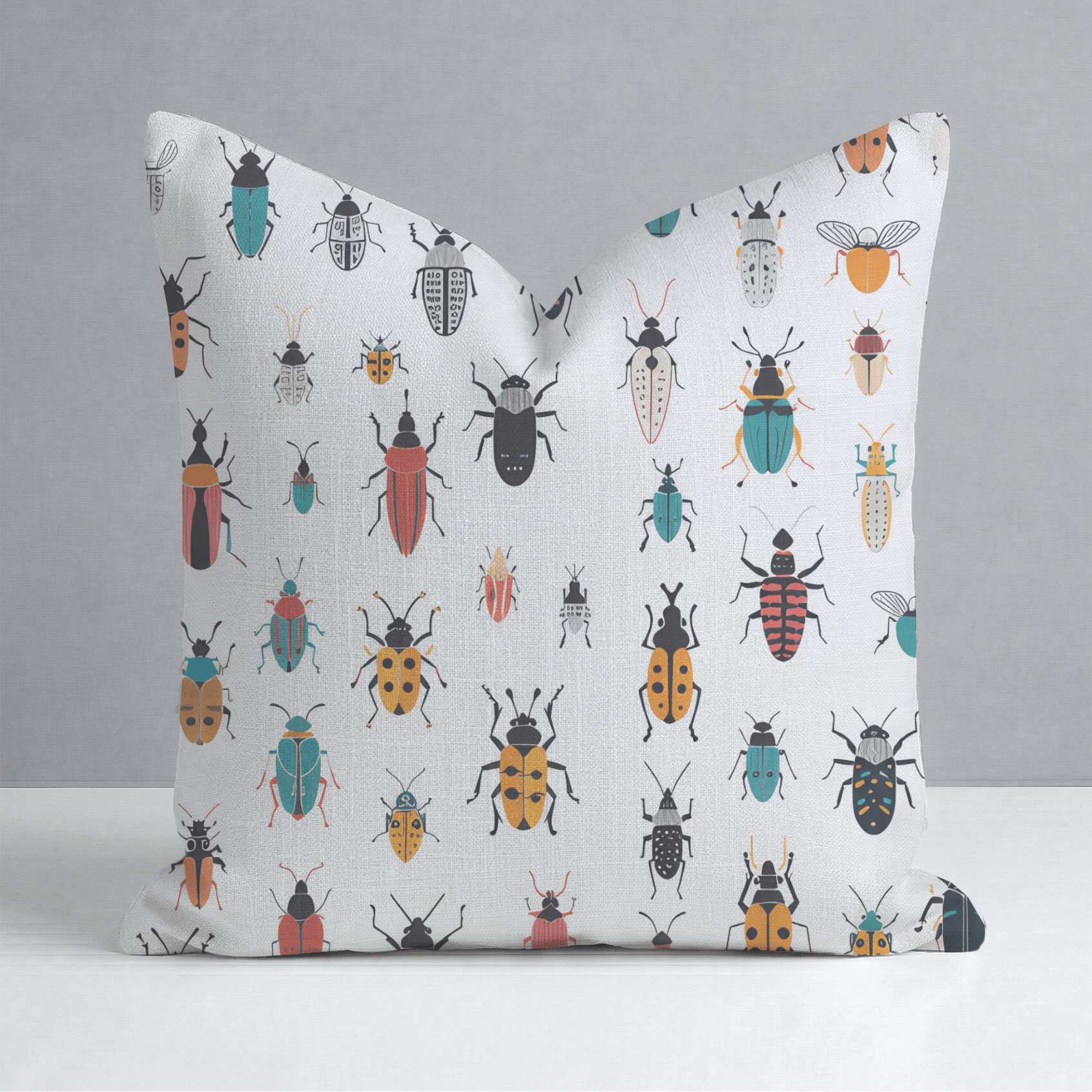 Beatle Mania Throw Pillow - Lemon Park