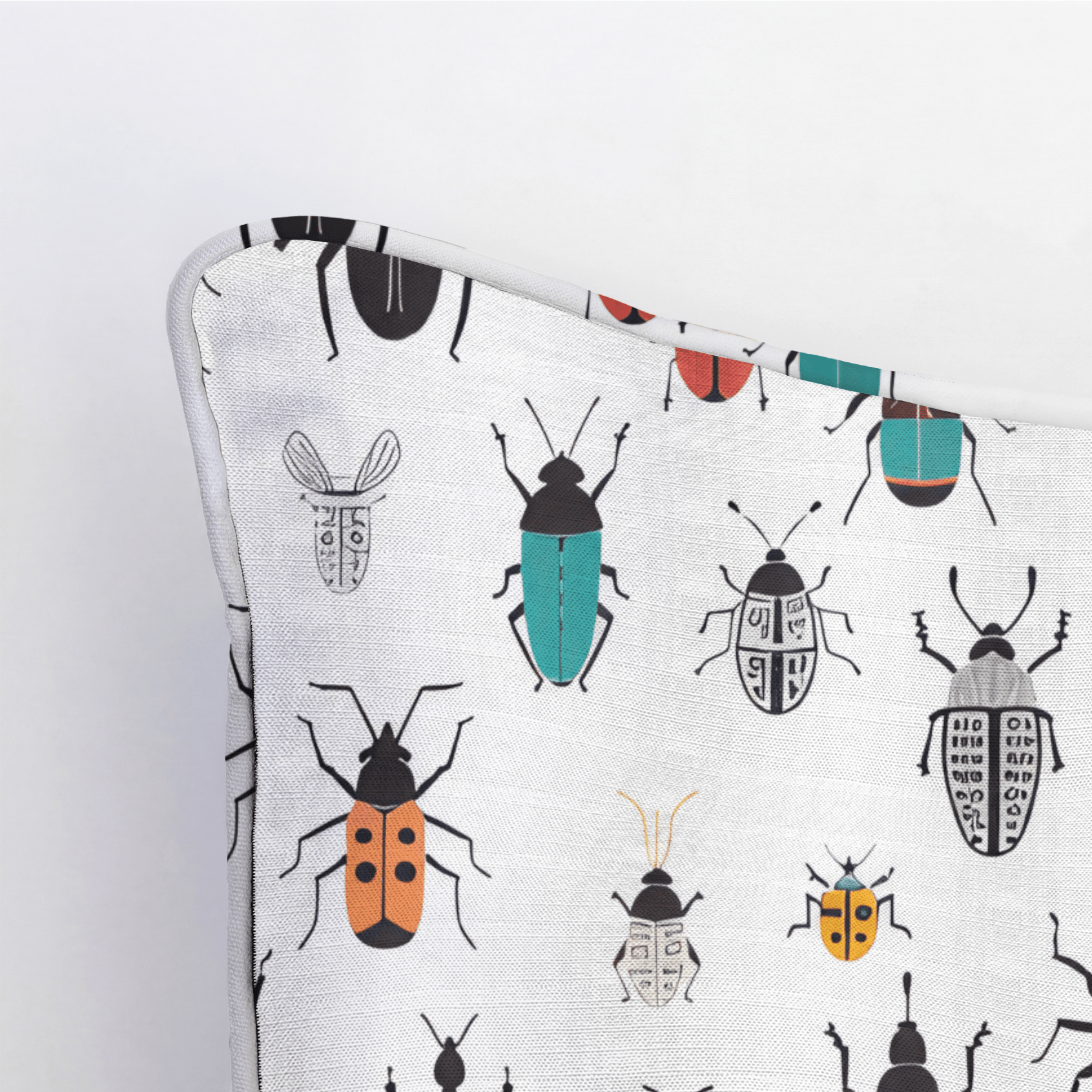 Beatle Mania Throw Pillow - Lemon Park