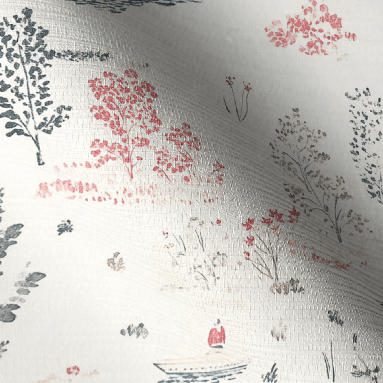 Beaver Lake Faux Grasscloth Wallpaper - Lemon Park
