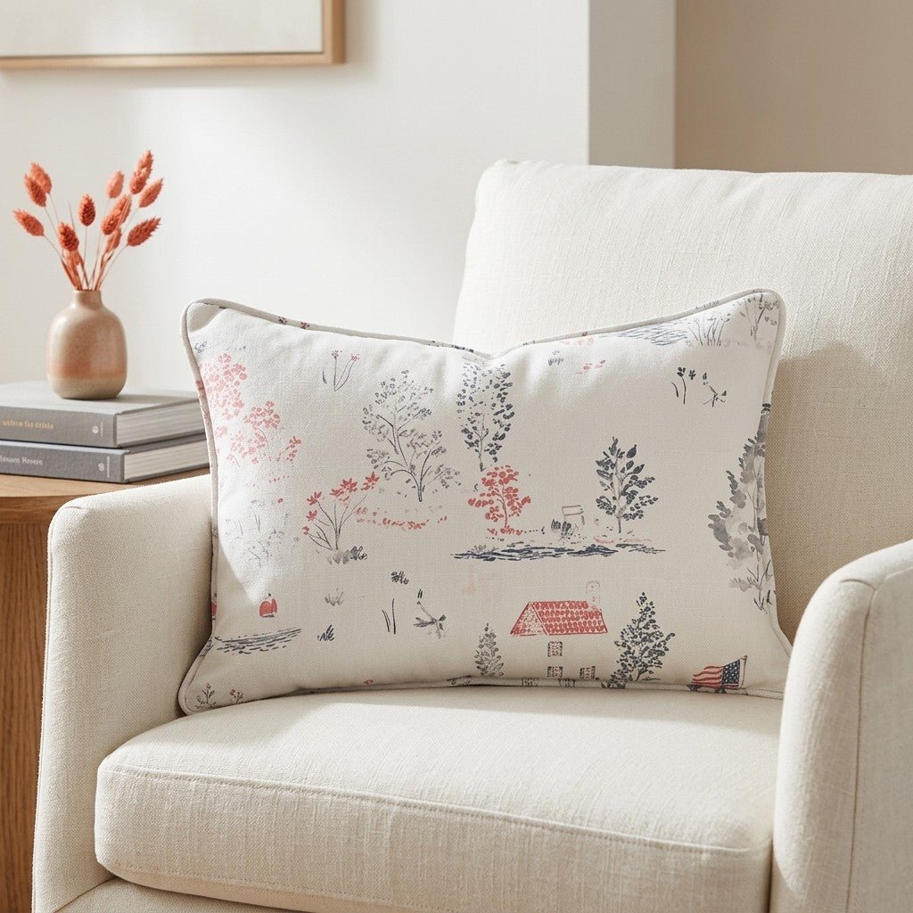 Beaver Lake Throw Pillow - Lemon Park