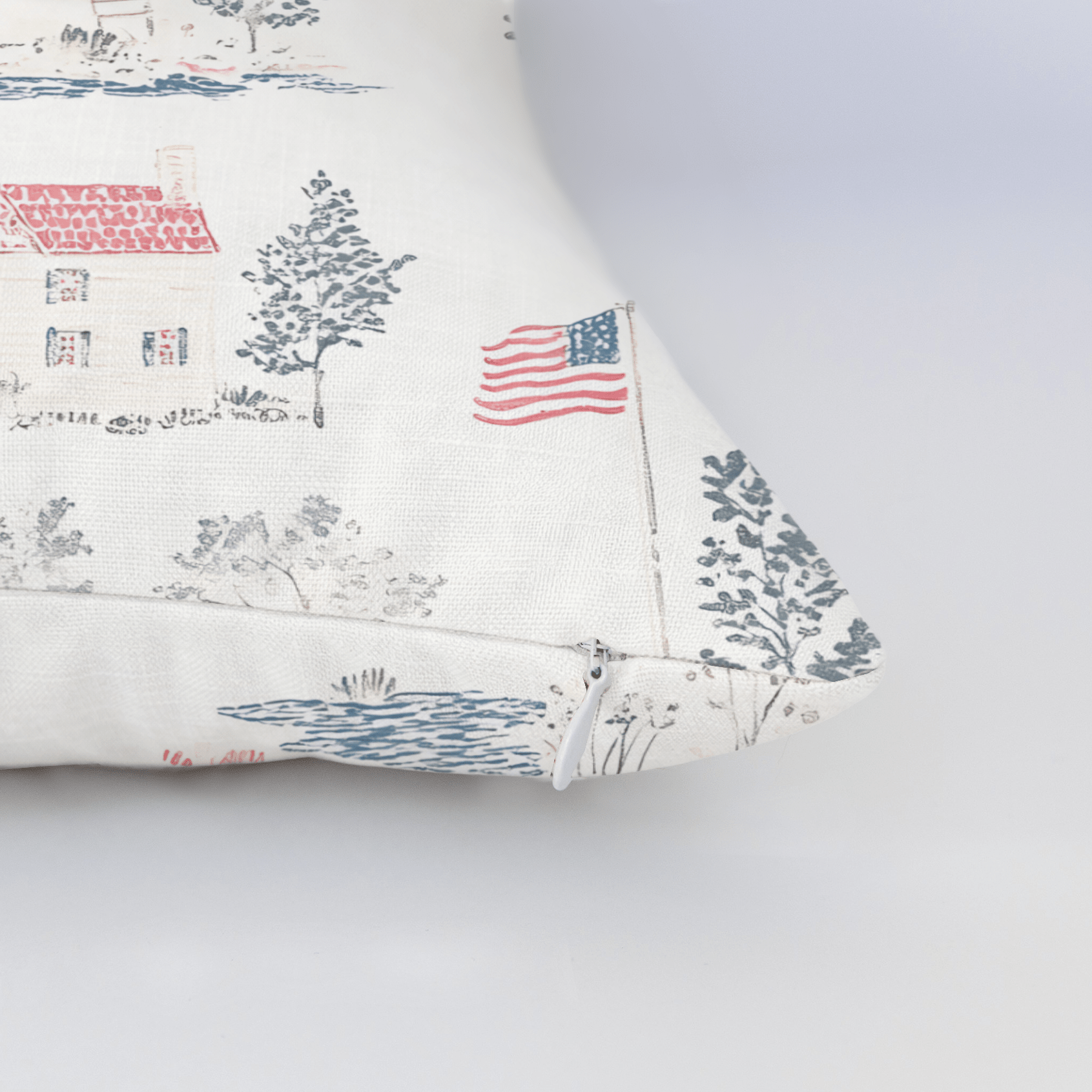 Beaver Lake Throw Pillow - Lemon Park