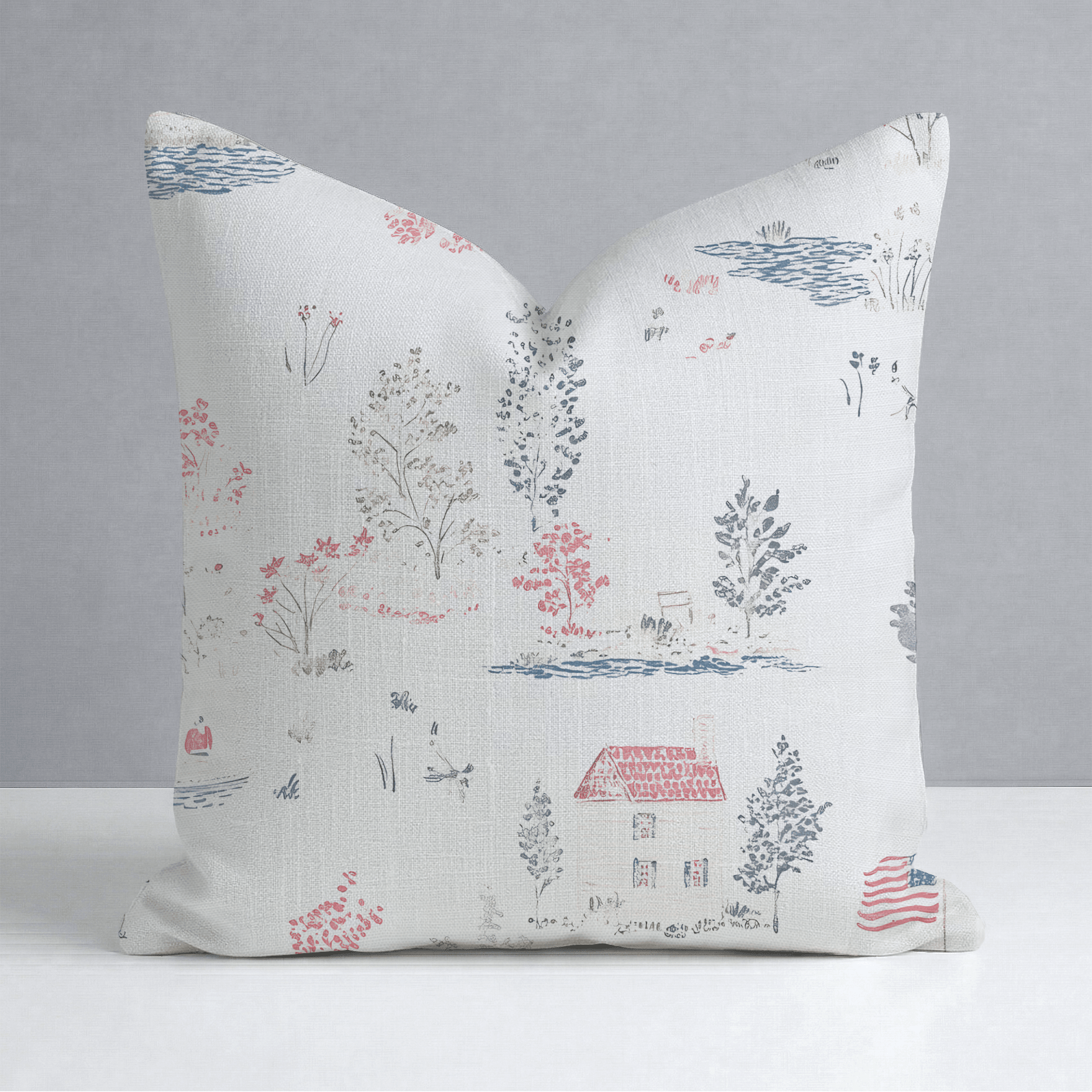 Beaver Lake Throw Pillow - Lemon Park