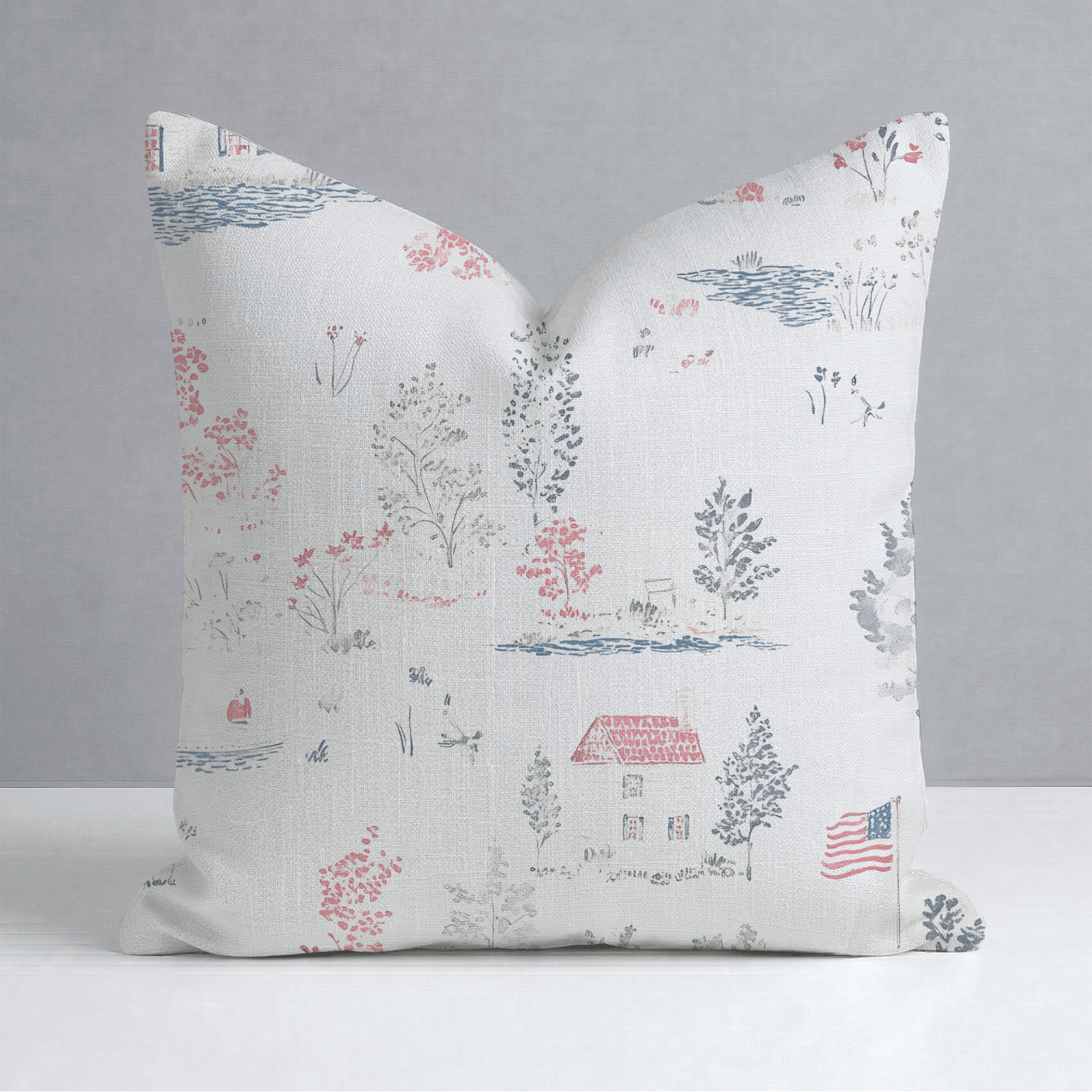 Beaver Lake Throw Pillow - Lemon Park