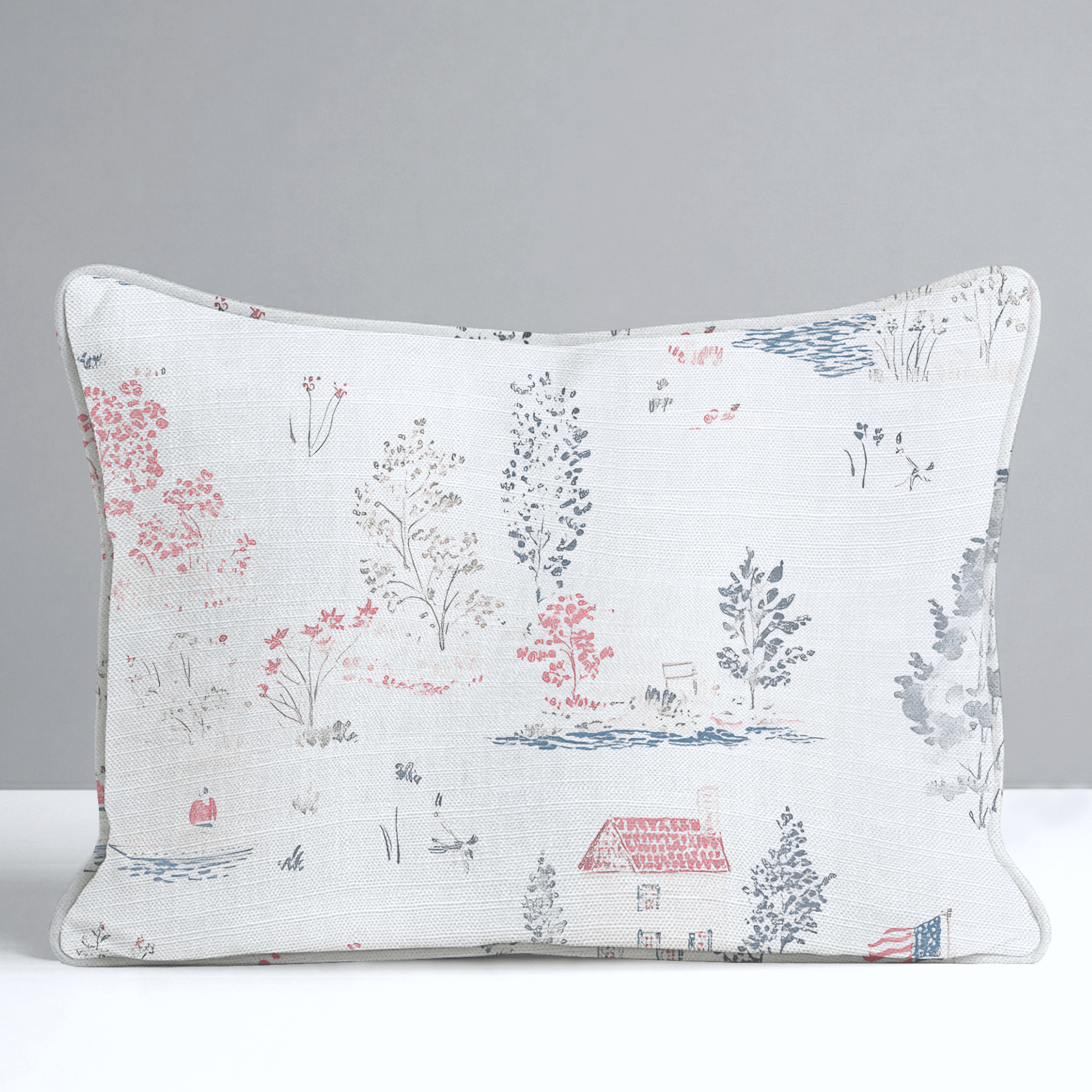 Beaver Lake Throw Pillow - Lemon Park