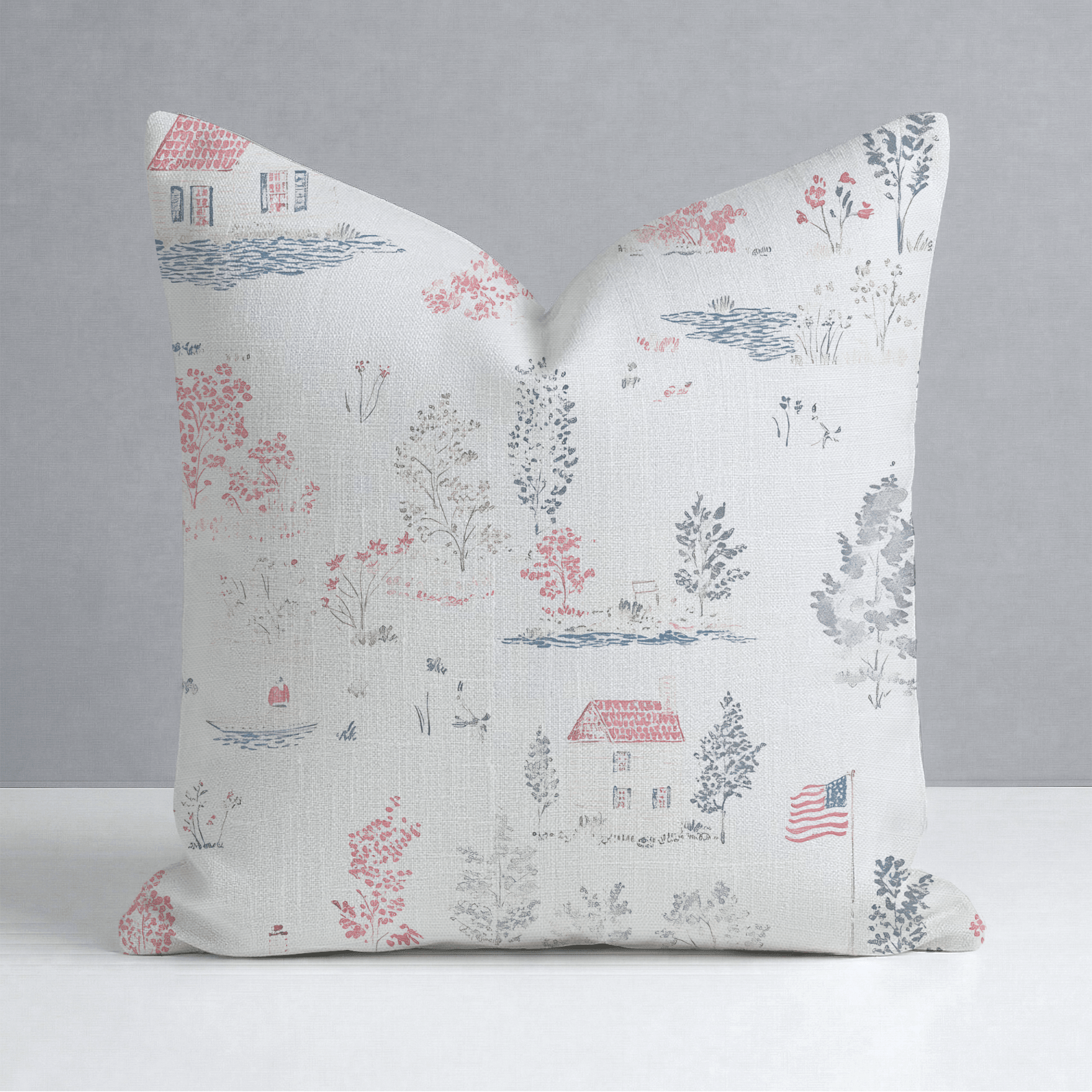 Beaver Lake Throw Pillow - Lemon Park