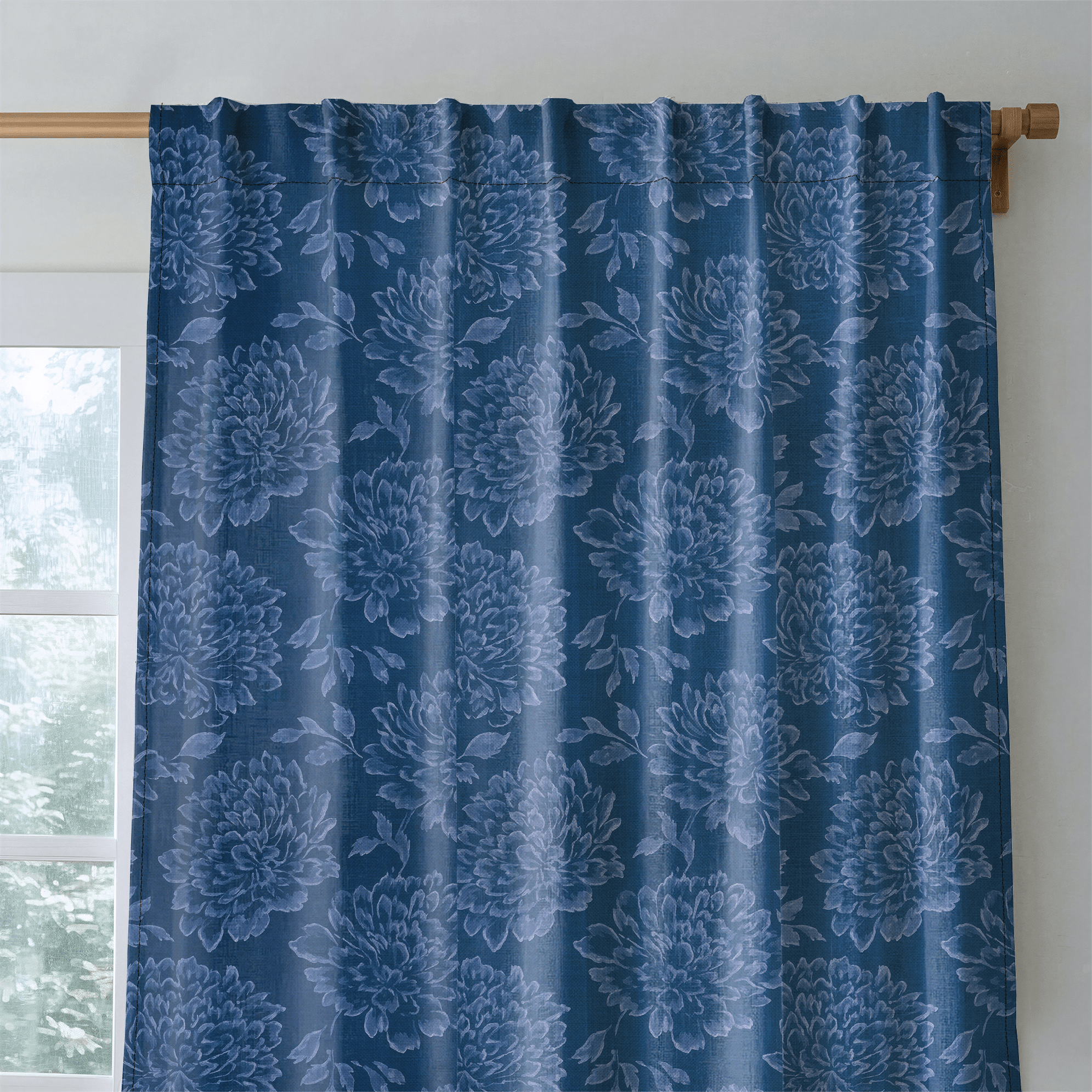 Bedford Blue - Drapery - Lemon Park