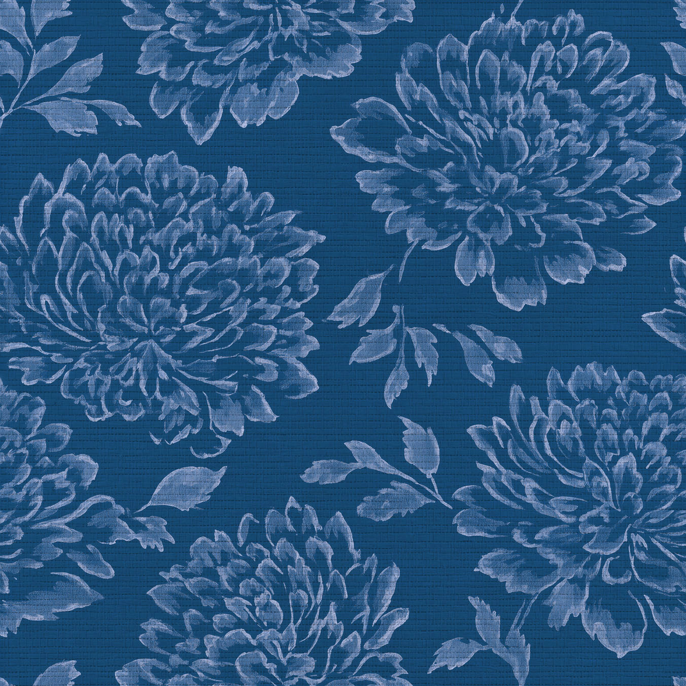 Bedford Blue Faux Grasscloth Wallpaper - Lemon Park