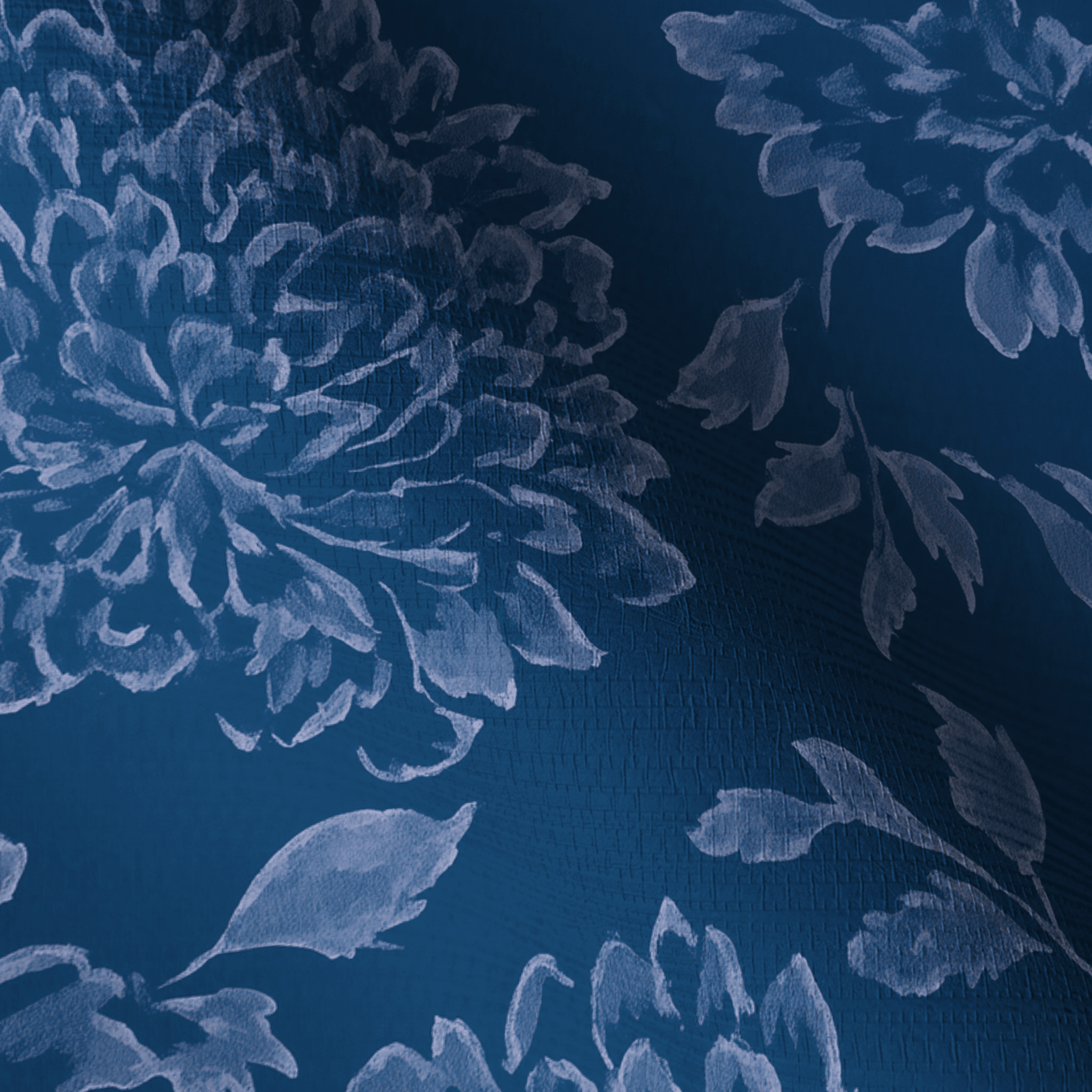 Bedford Blue Faux Grasscloth Wallpaper - Lemon Park