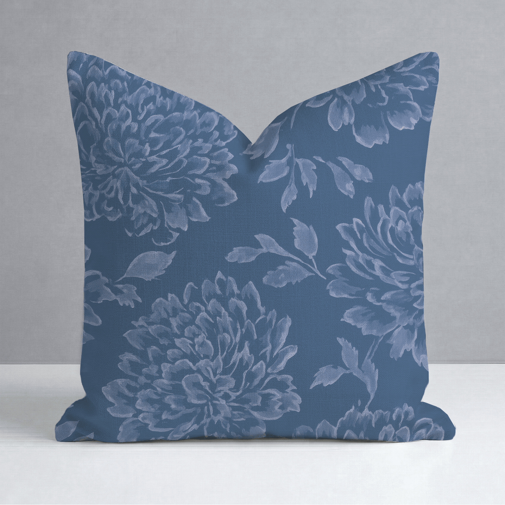 Bedford Blue Throw Pillow - Lemon Park