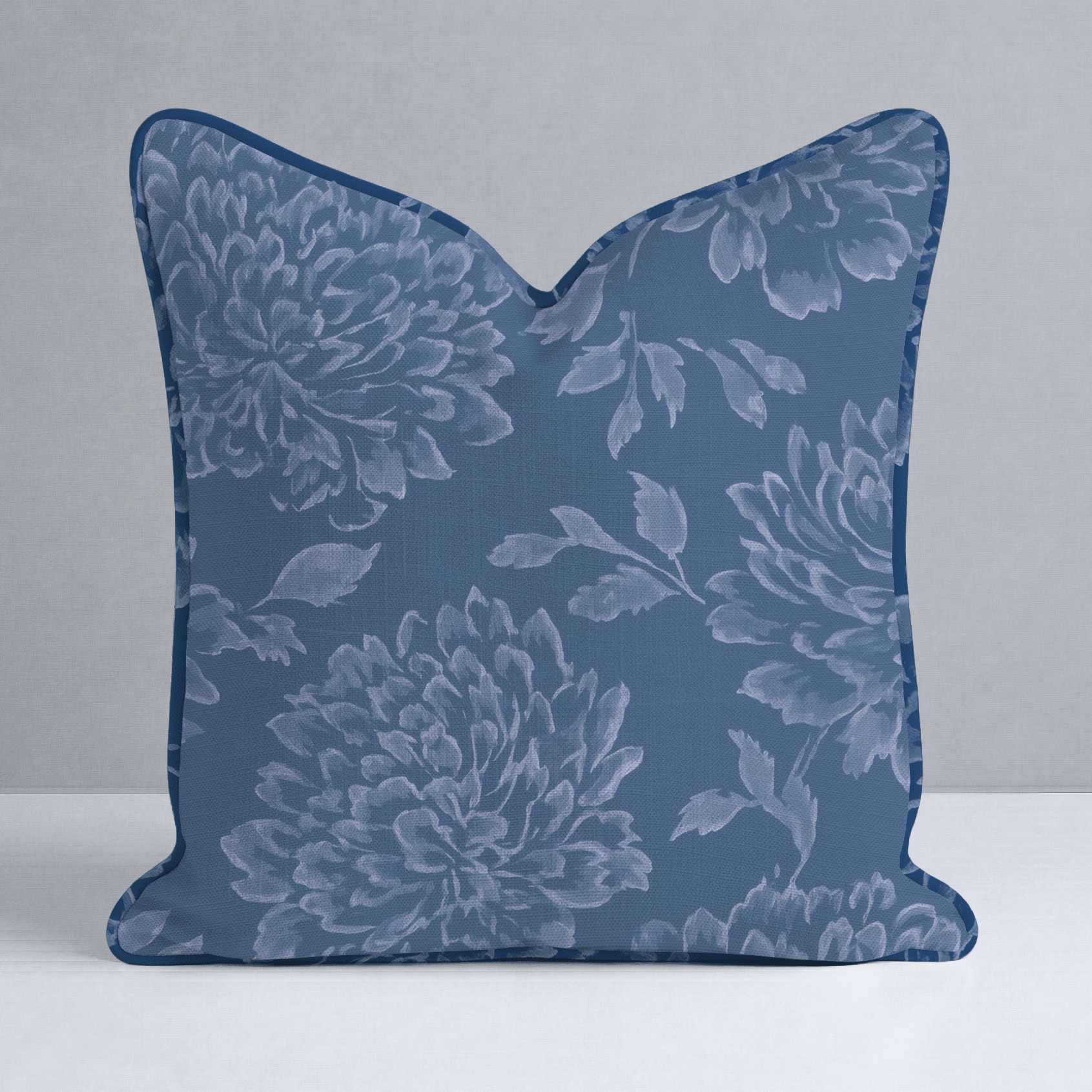 Bedford Blue Throw Pillow - Lemon Park