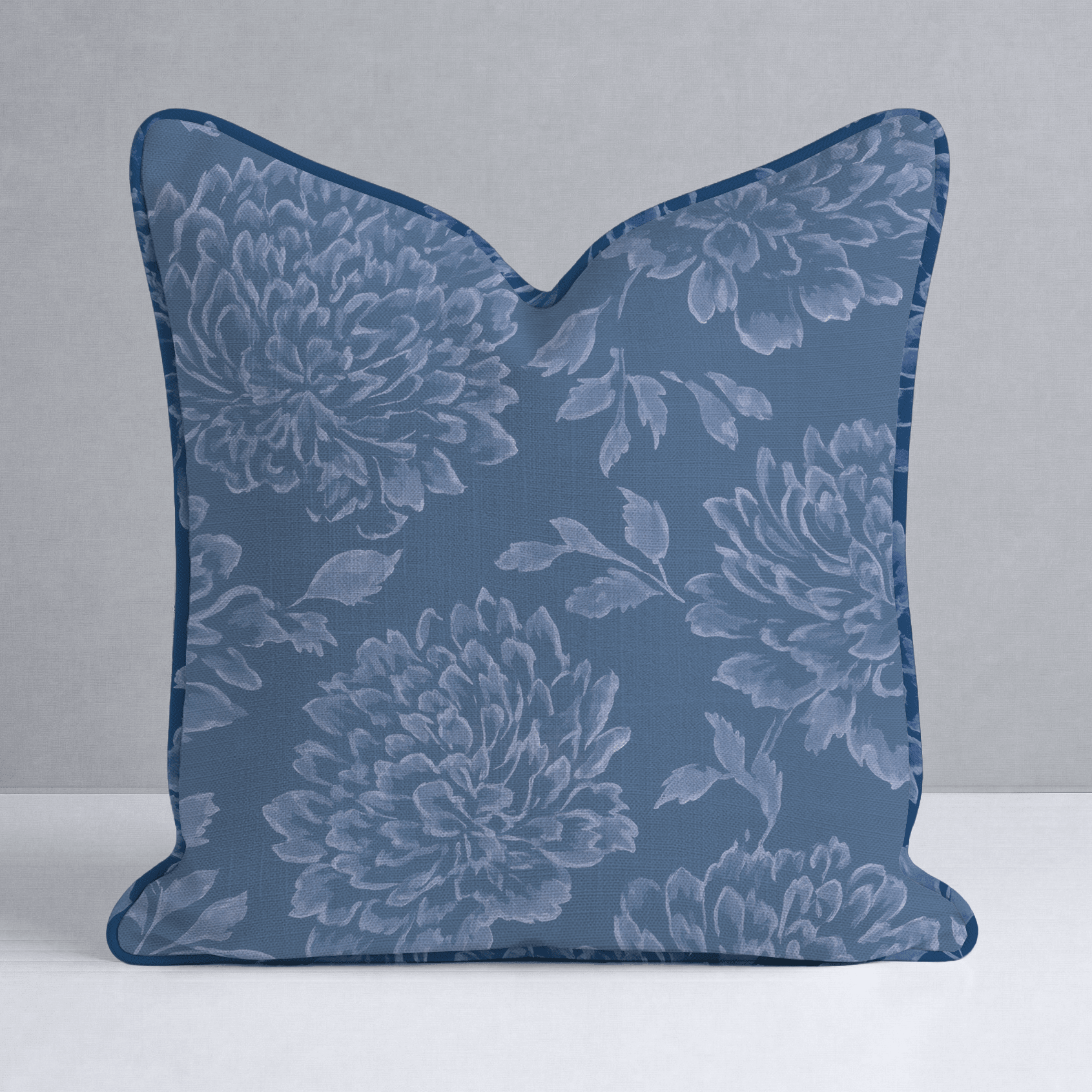 Bedford Blue Throw Pillow - Lemon Park